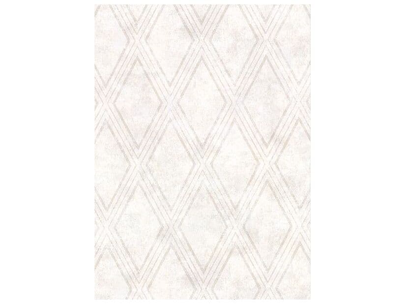 Brewster Home Fashions Warner Dartmouth Cream Faux Plaster Geometric Wallpaper