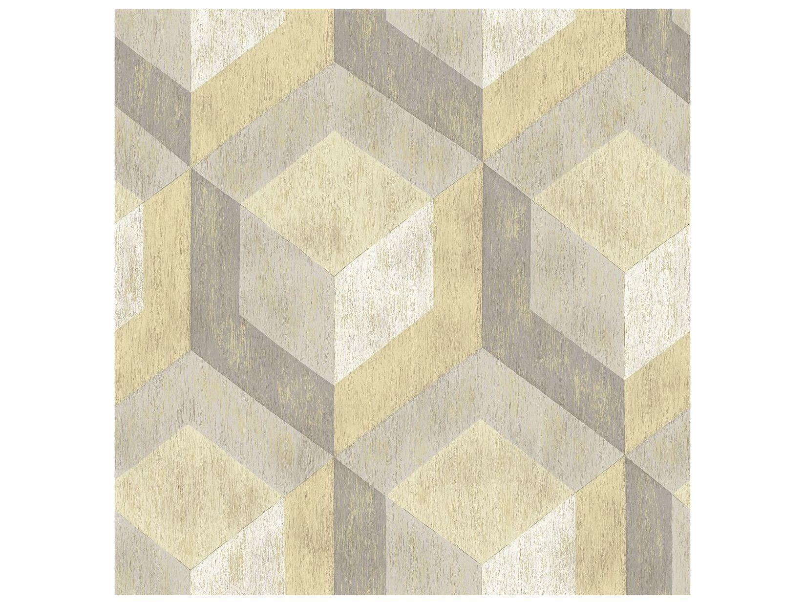 Brewster Home Fashions A-street Prints Clarabelle Beige Rustic Wood Tile Wallpaper