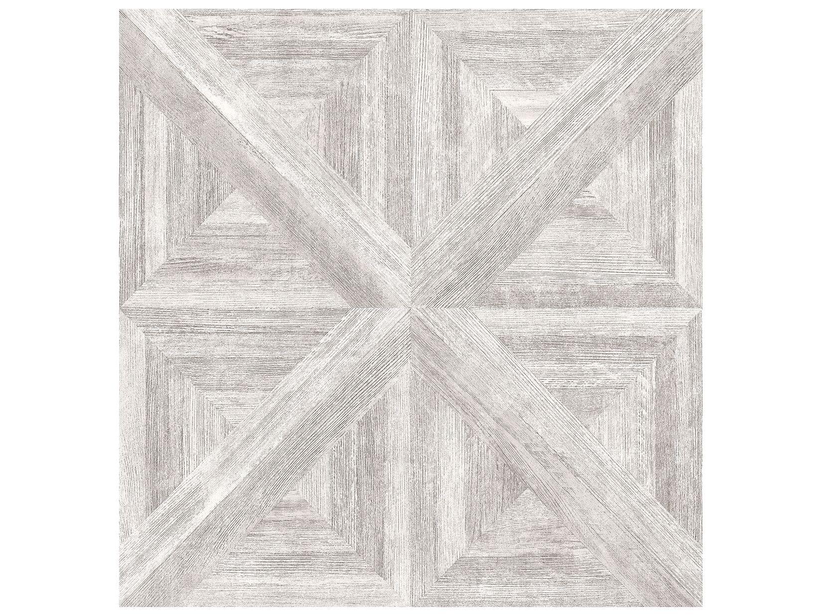 Brewster Home Fashions A-street Prints Carriage House White Geometric Wood Wallpaper