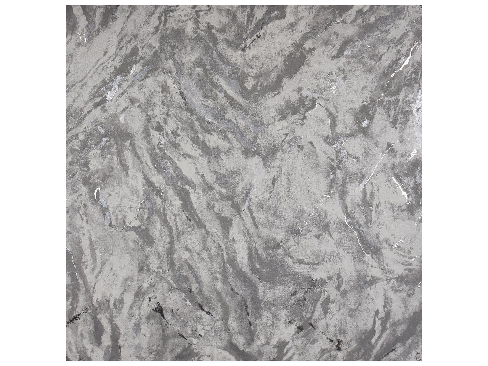 Brewster Home Fashions Polished Titania Pewter Marble Texture Wallpaper