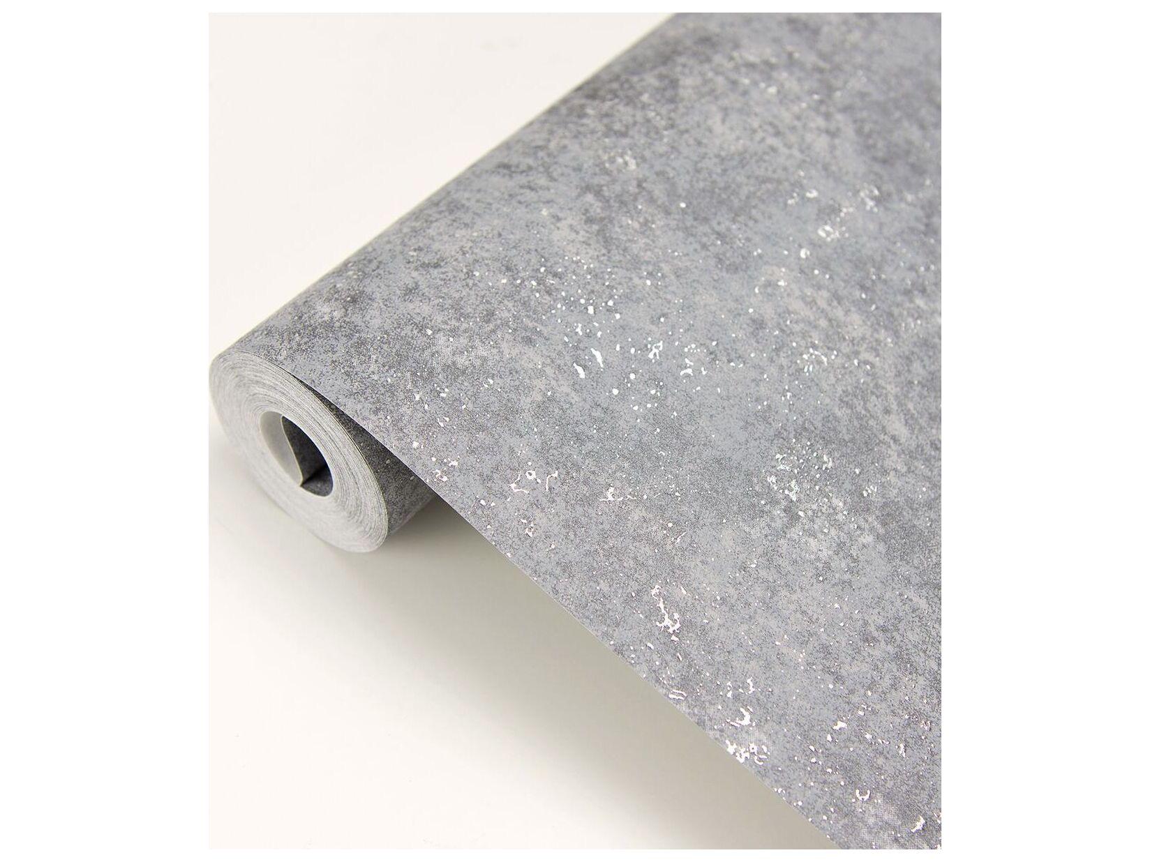 Brewster Home Fashions Polished Drizzle Pewter Speckle Wallpaper