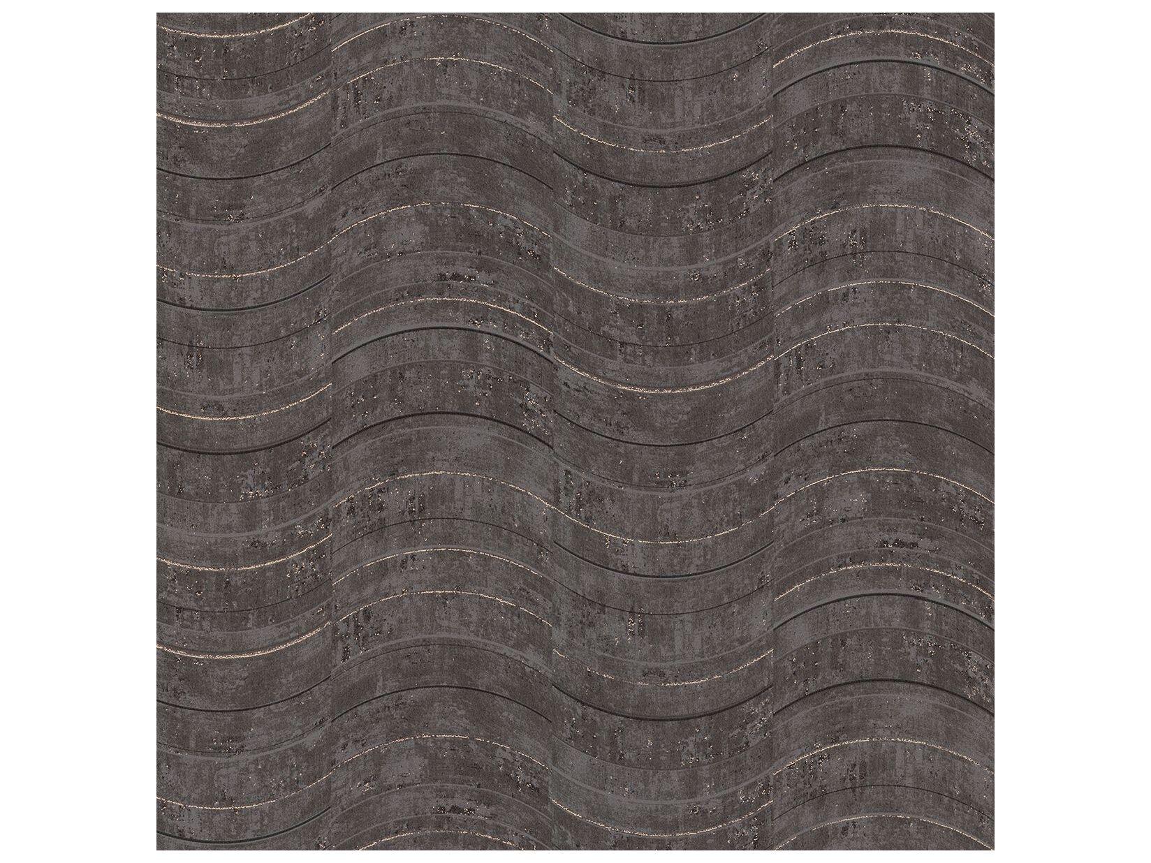 Brewster Home Fashions Polished Hydra Dark Grey Geometric Wallpaper