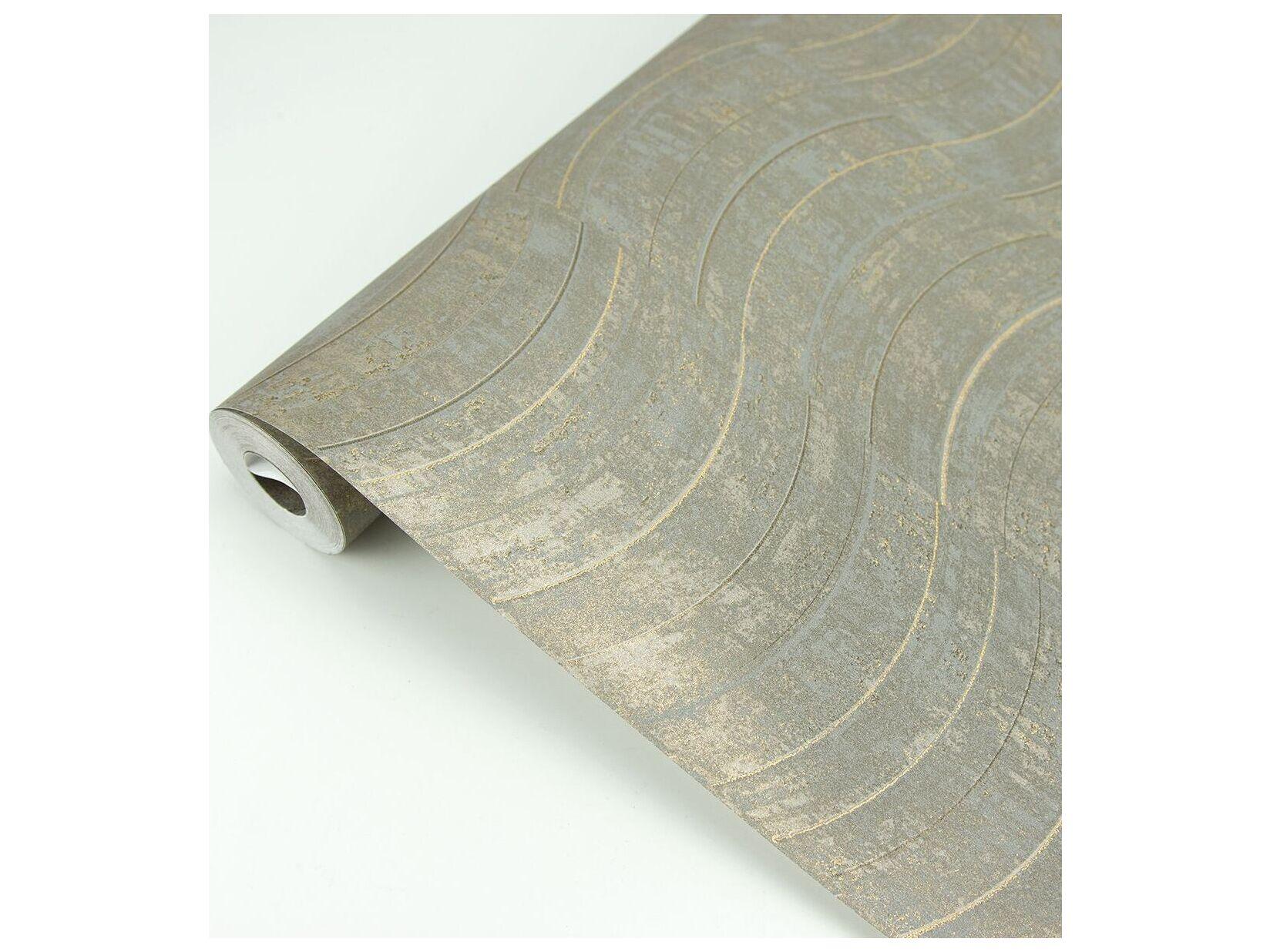 Brewster Home Fashions Polished Hydra Light Grey Geometric Wallpaper