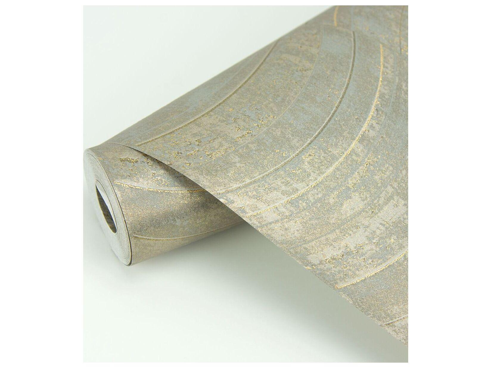 Brewster Home Fashions Polished Hydra Light Grey Geometric Wallpaper