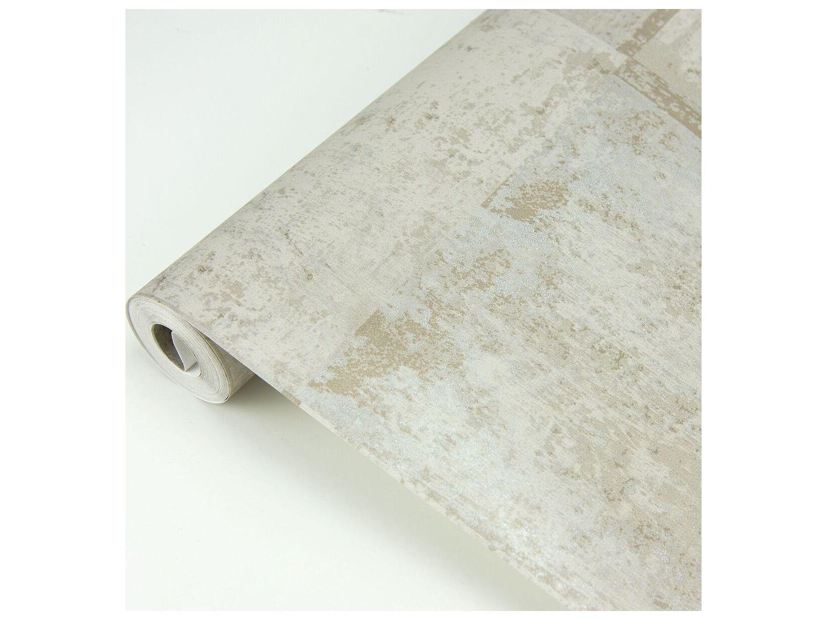 Brewster Home Fashions Polished Vela Taupe Distressed Geometric Wallpaper