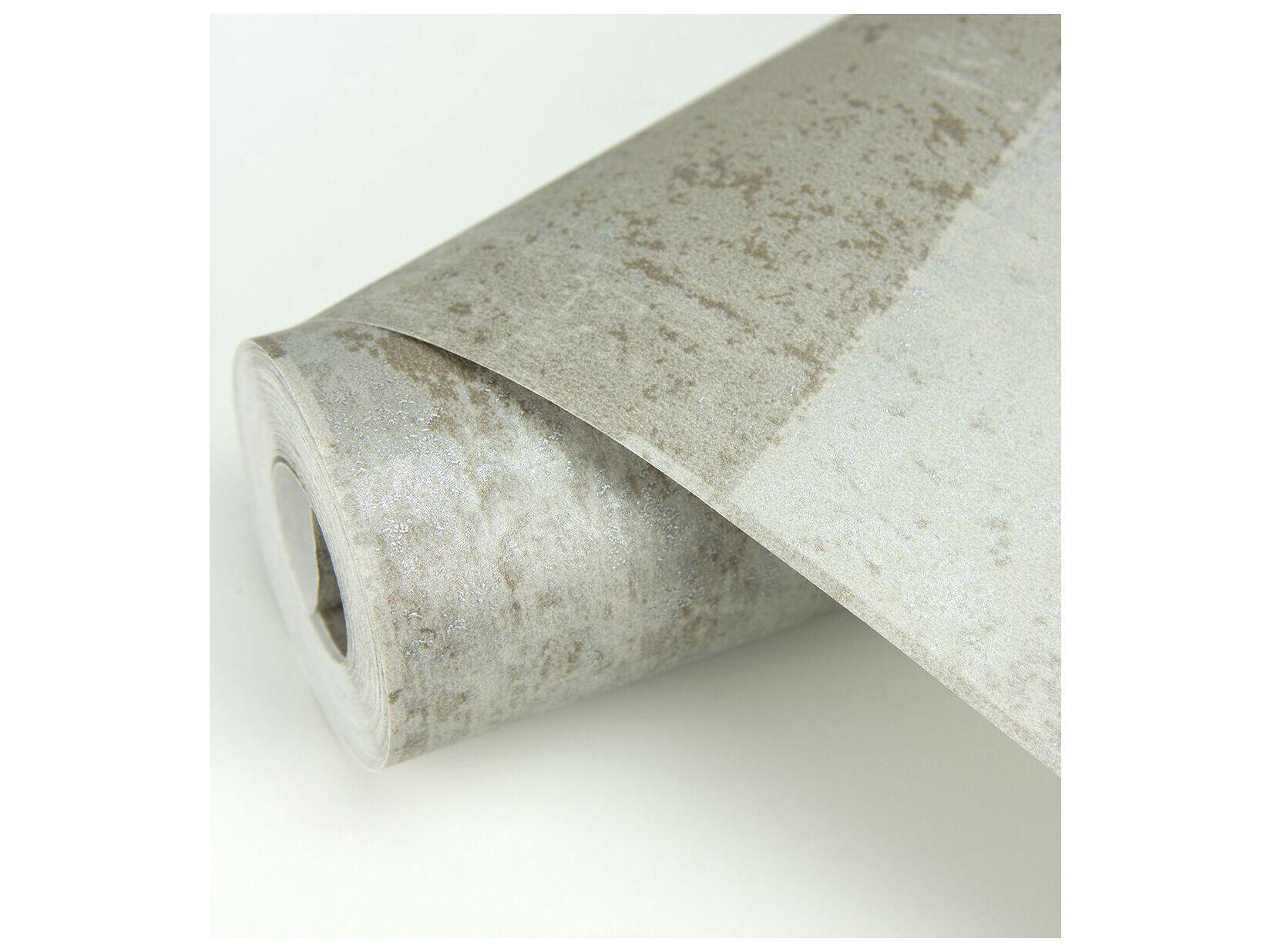 Brewster Home Fashions Polished Vela Taupe Distressed Geometric Wallpaper