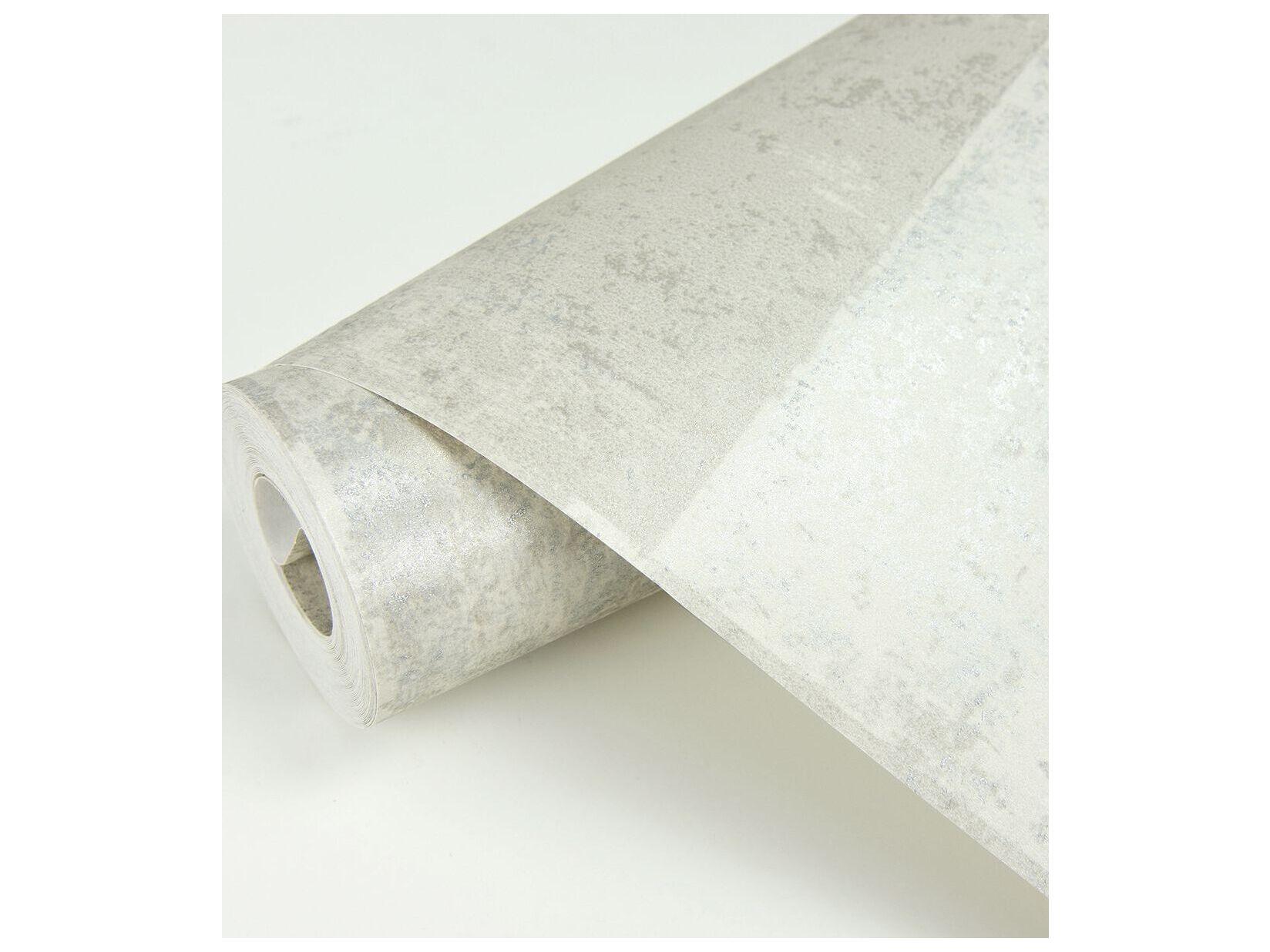 Brewster Home Fashions Polished Vela Ivory Distressed Geometric Wallpaper