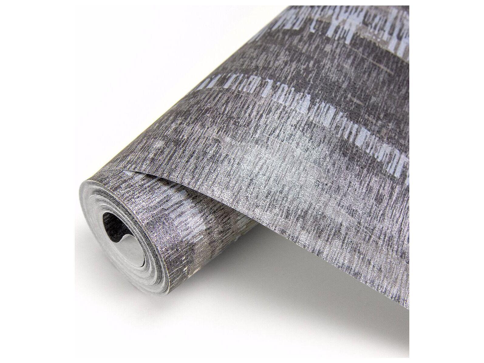 Brewster Home Fashions Polished Meteor Pewter Distressed Texture Wallpaper