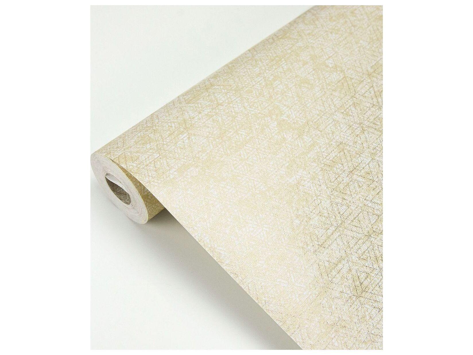 Brewster Home Fashions Polished Cosmic Champagne Geometric Wallpaper