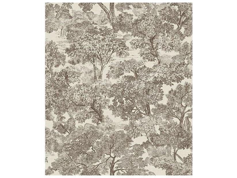 Brewster Home Fashions Chesapeake Blyth Brown Toile Wallpaper