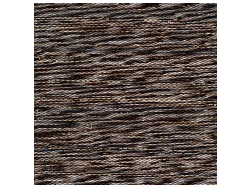Brewster Home Fashions Kenneth James Kasumi Slate Grasscloth Wallpaper