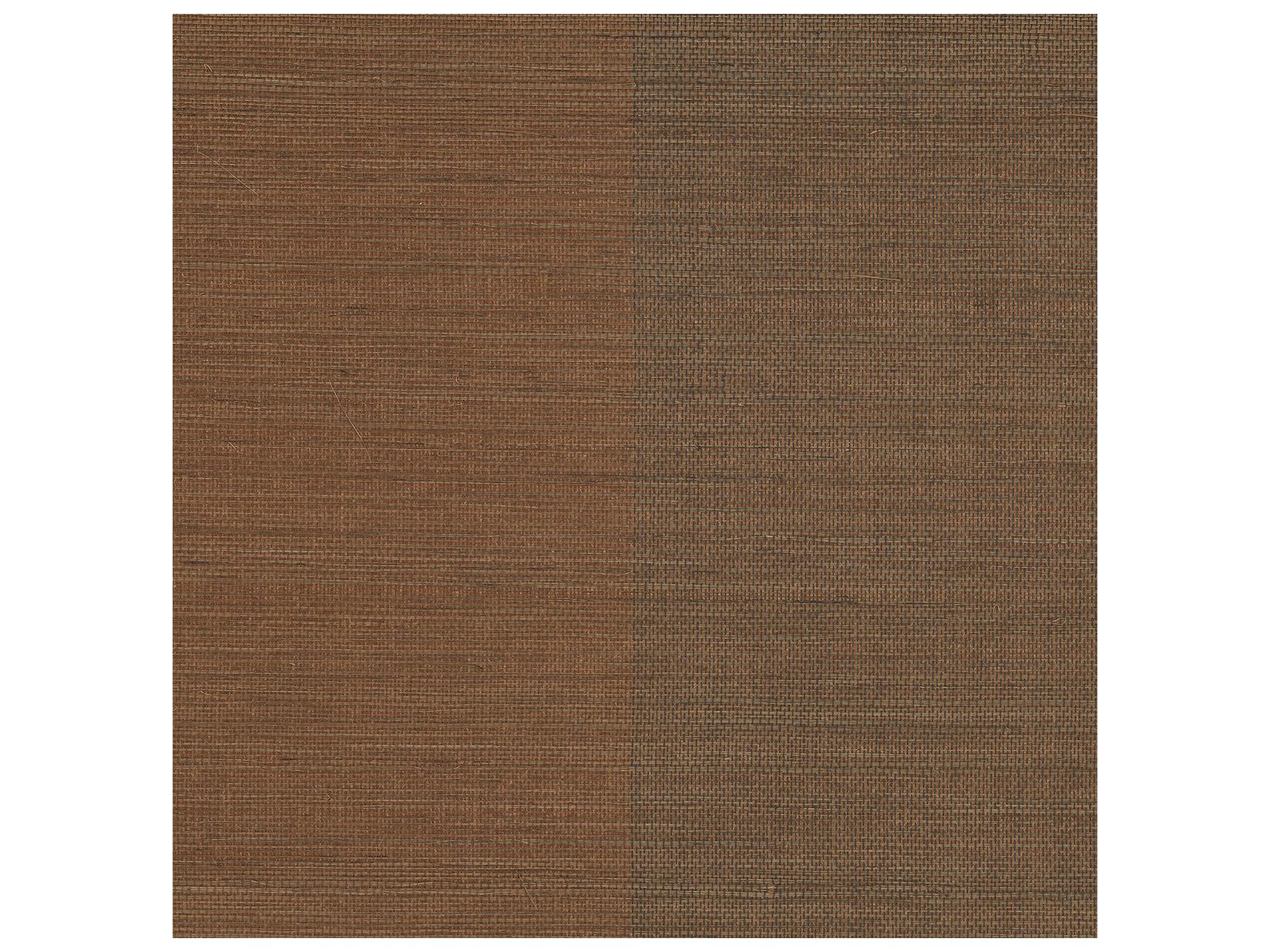 Brewster Home Fashions Kenneth James Yi Ze Brown Grasscloth Wallpaper