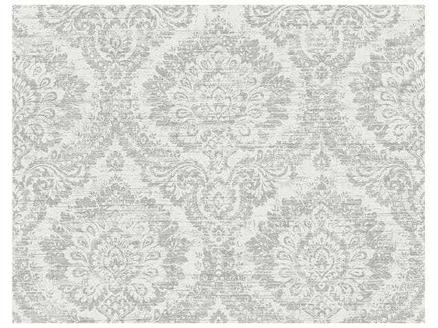 Brewster Home Fashions Kenneth James Kauai Grey Damask Wallpaper