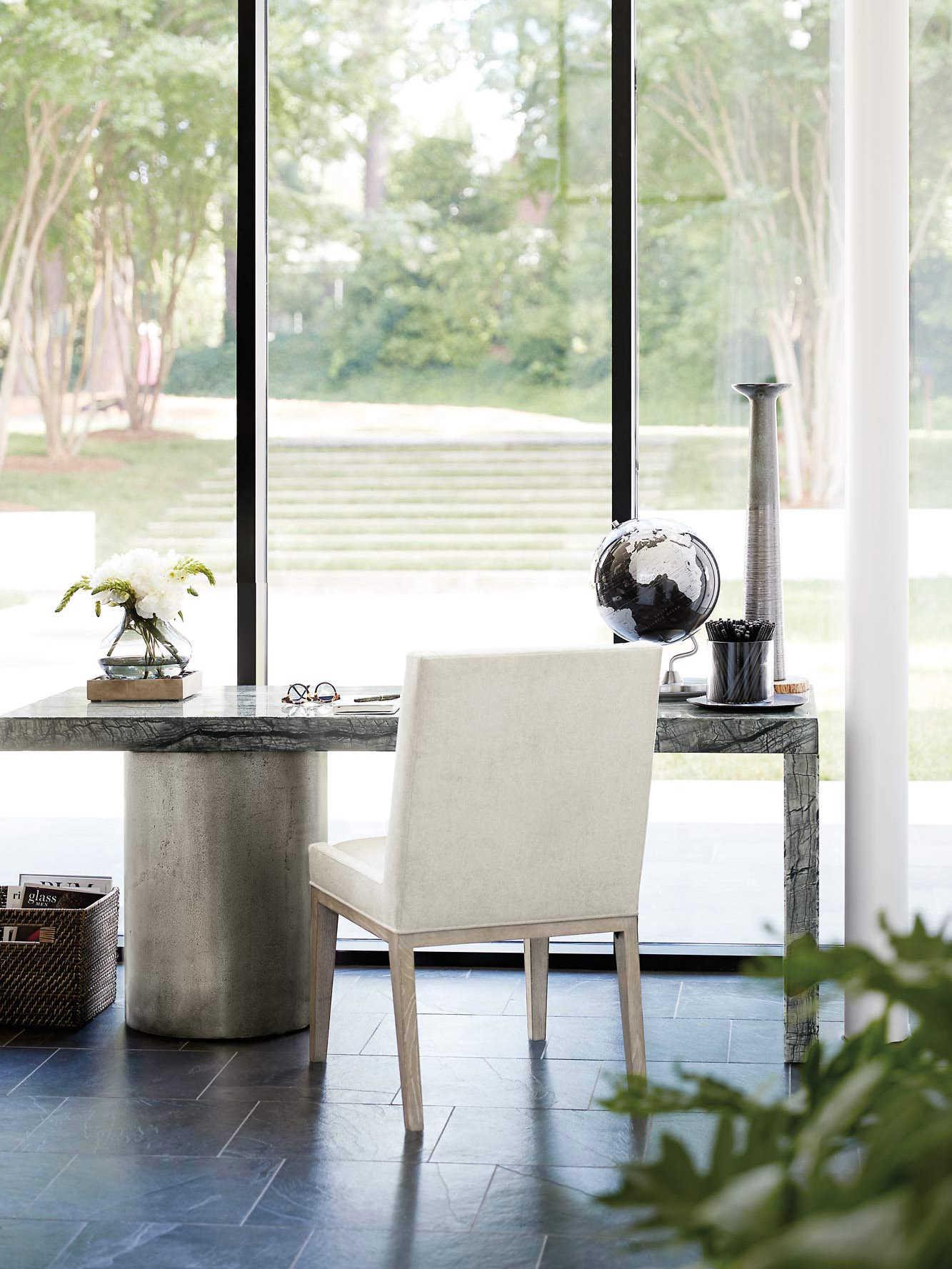 Bernhardt Linea Black Computer Desk