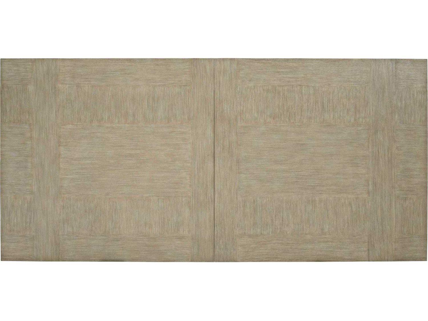 Bernhardt Santa Barbara Rectangular Wood Sandstone Textured Cameo Dining Table