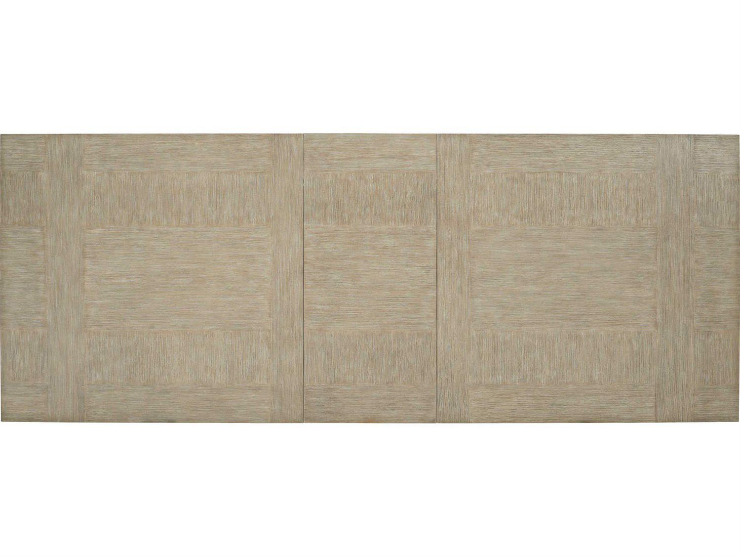 Bernhardt Santa Barbara Rectangular Wood Sandstone Textured Cameo Dining Table