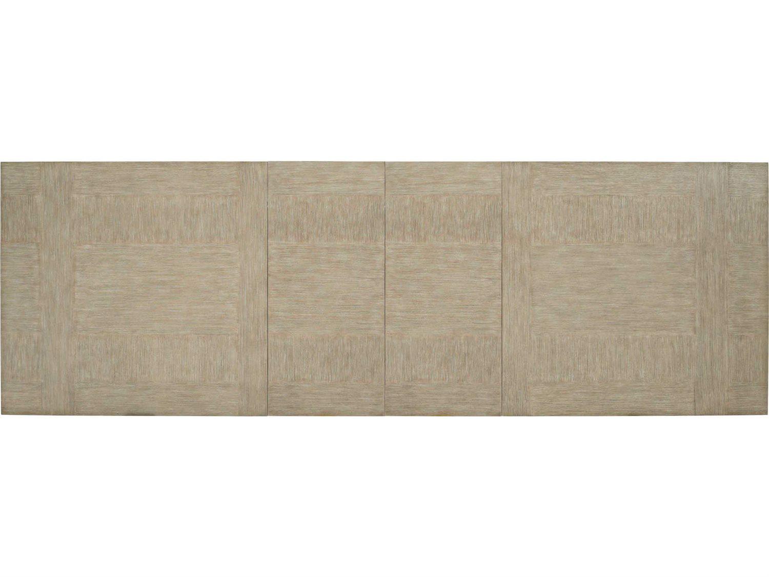 Bernhardt Santa Barbara Rectangular Wood Sandstone Textured Cameo Dining Table