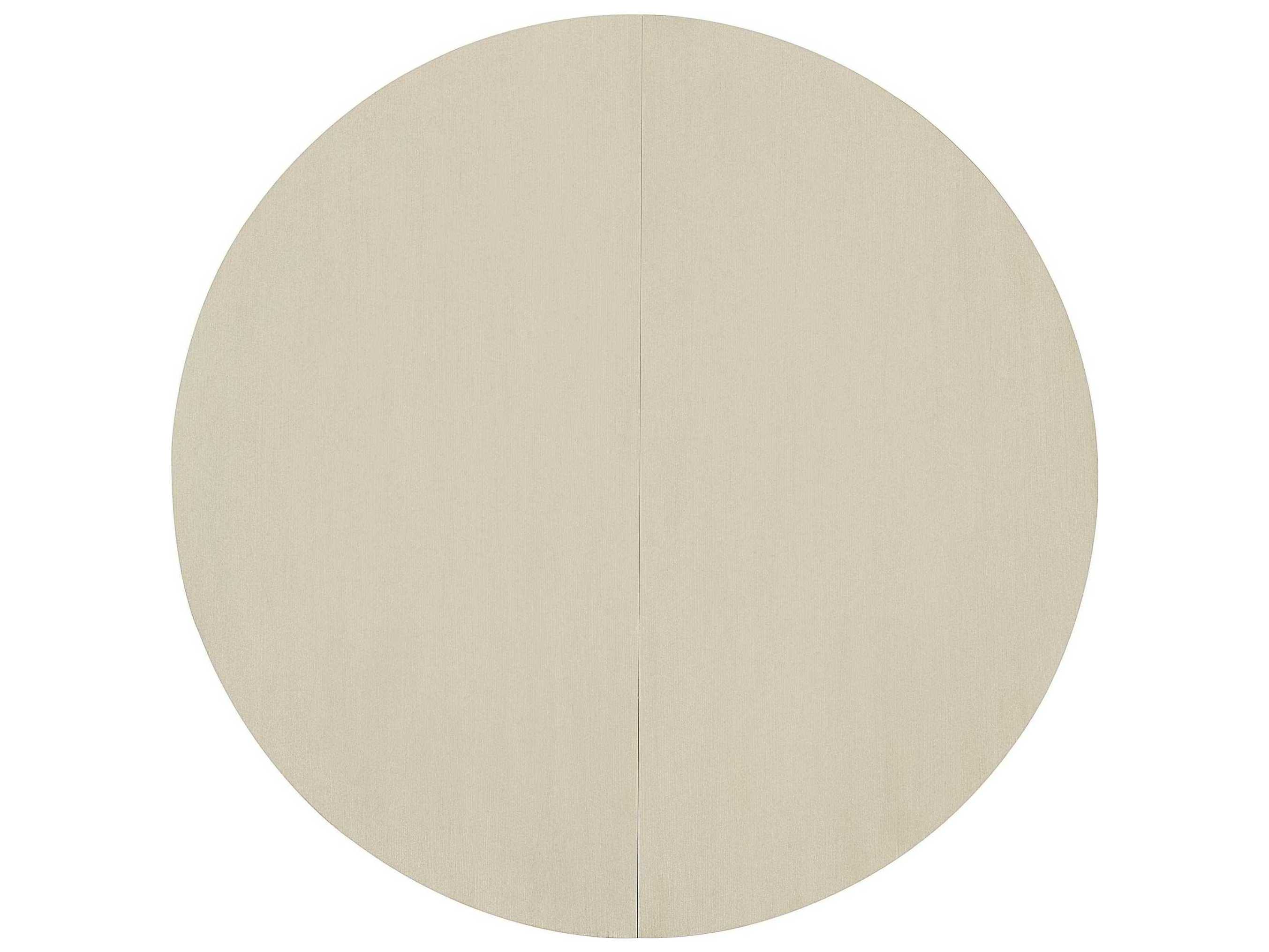 Bernhardt East Hampton Round Wood Cerused Linen Dining Table