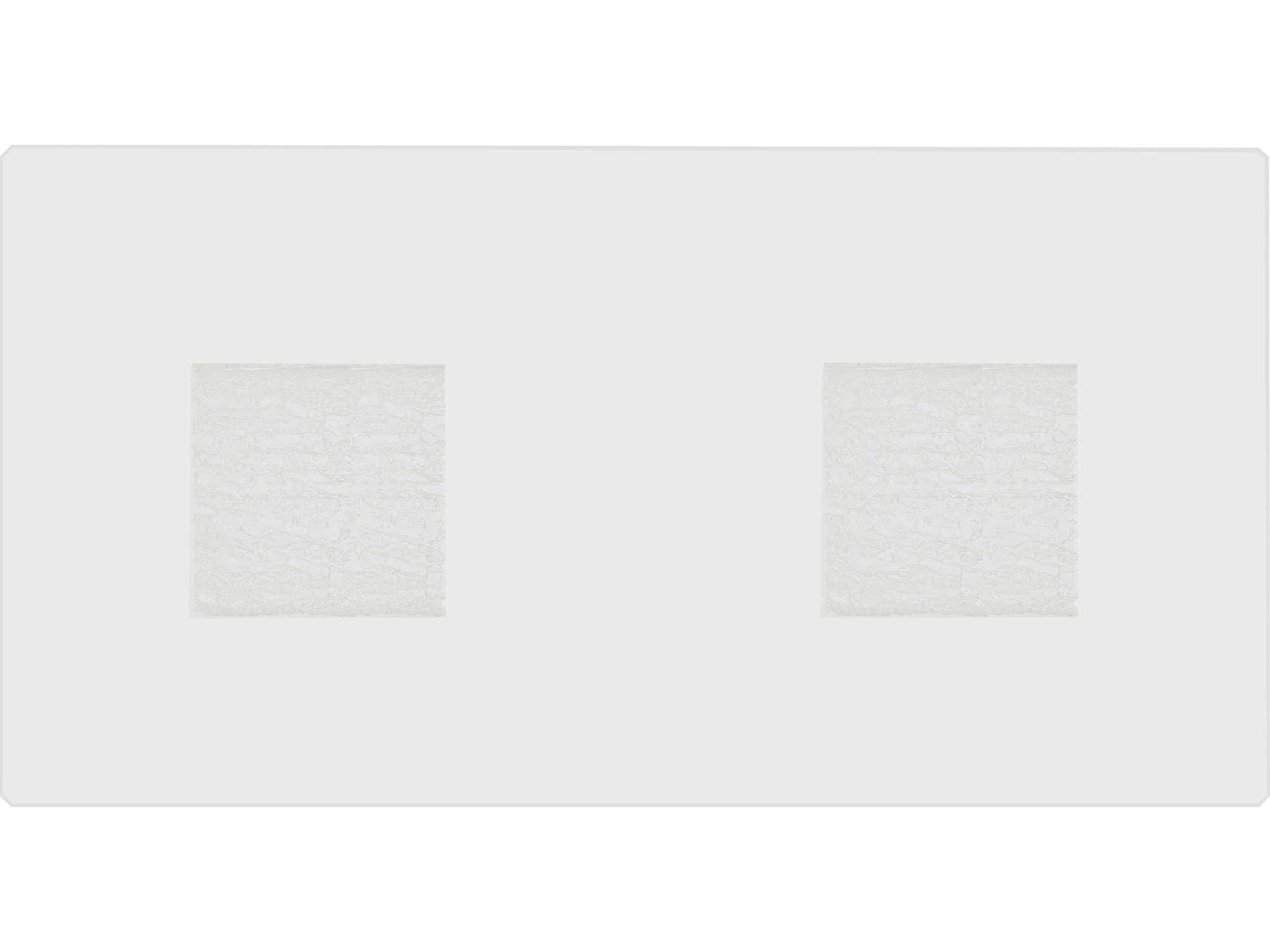 Bernhardt Interiors Arctic Rectangular Glass Clear Dining Table