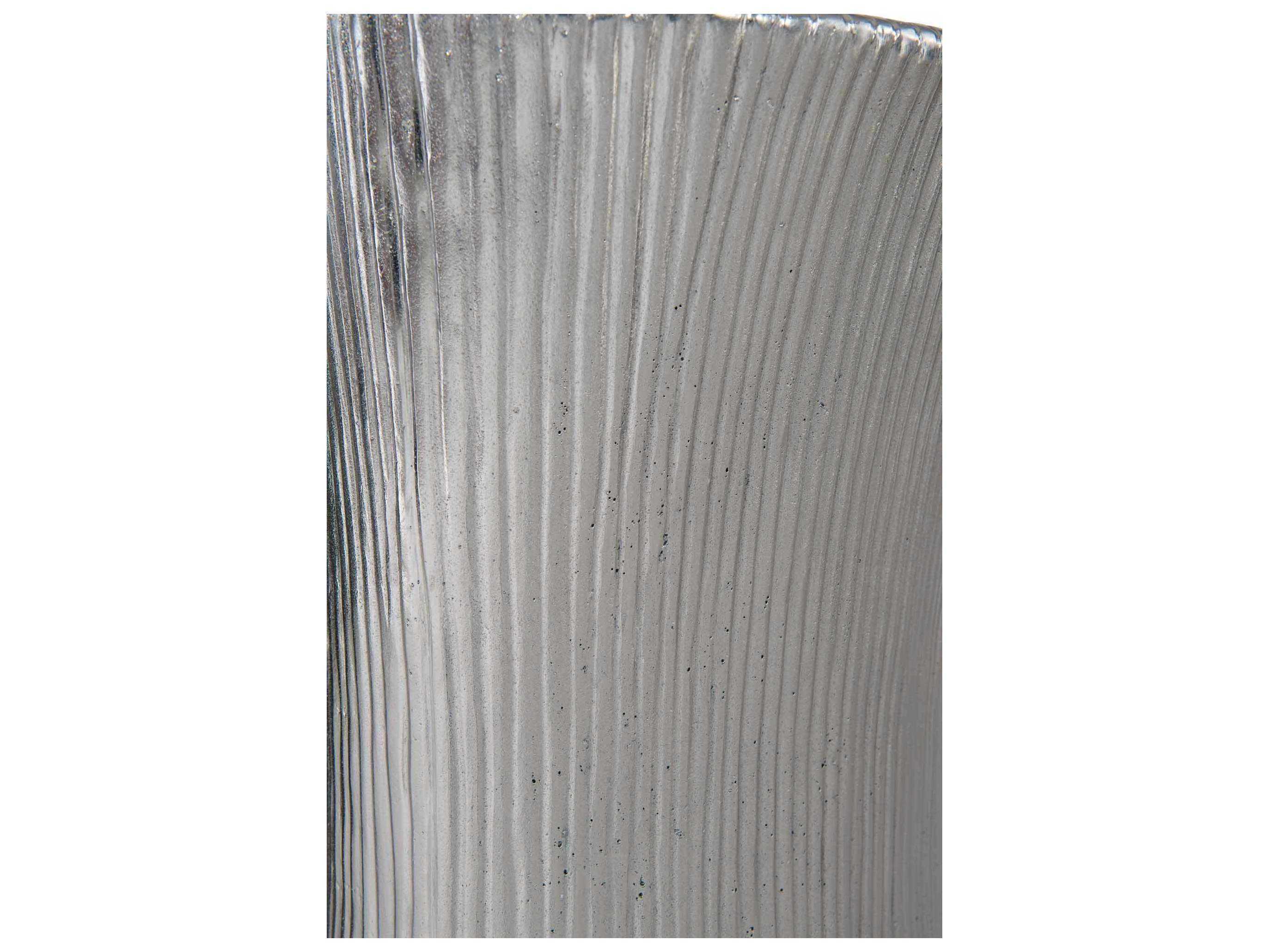 Bernhardt Interiors Serpentine Round Glass Bright Nickel Dining Table