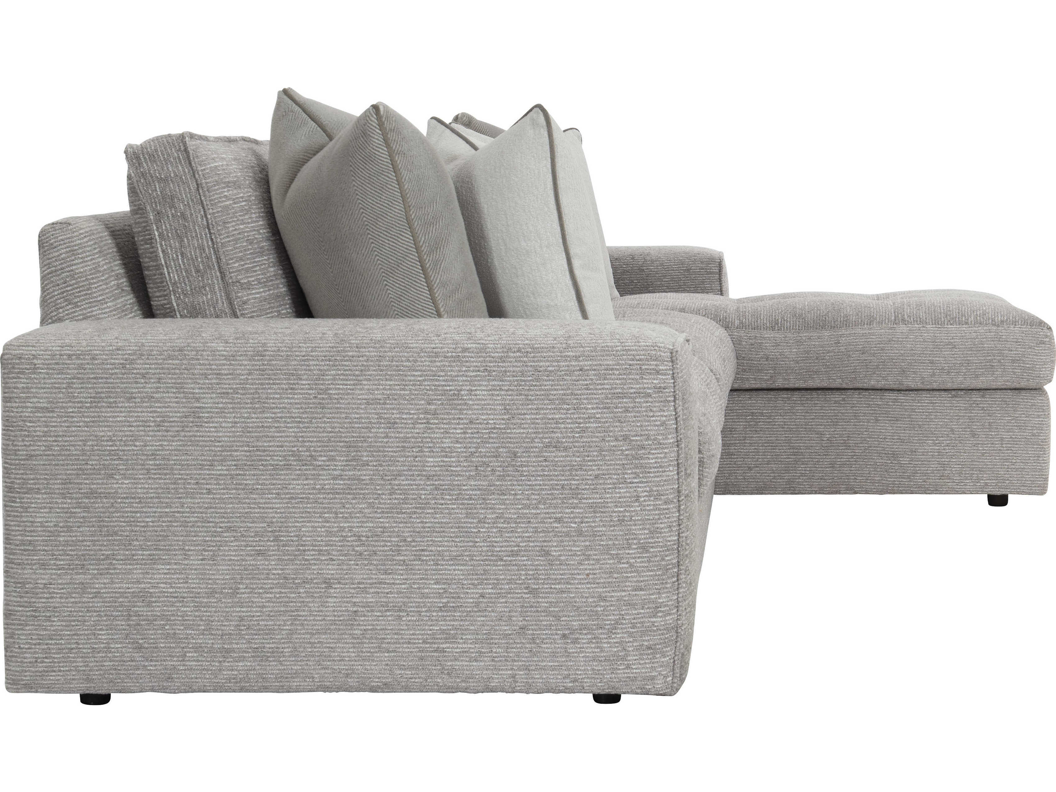 Bernhardt Gray Upholstered Sectional Sofa