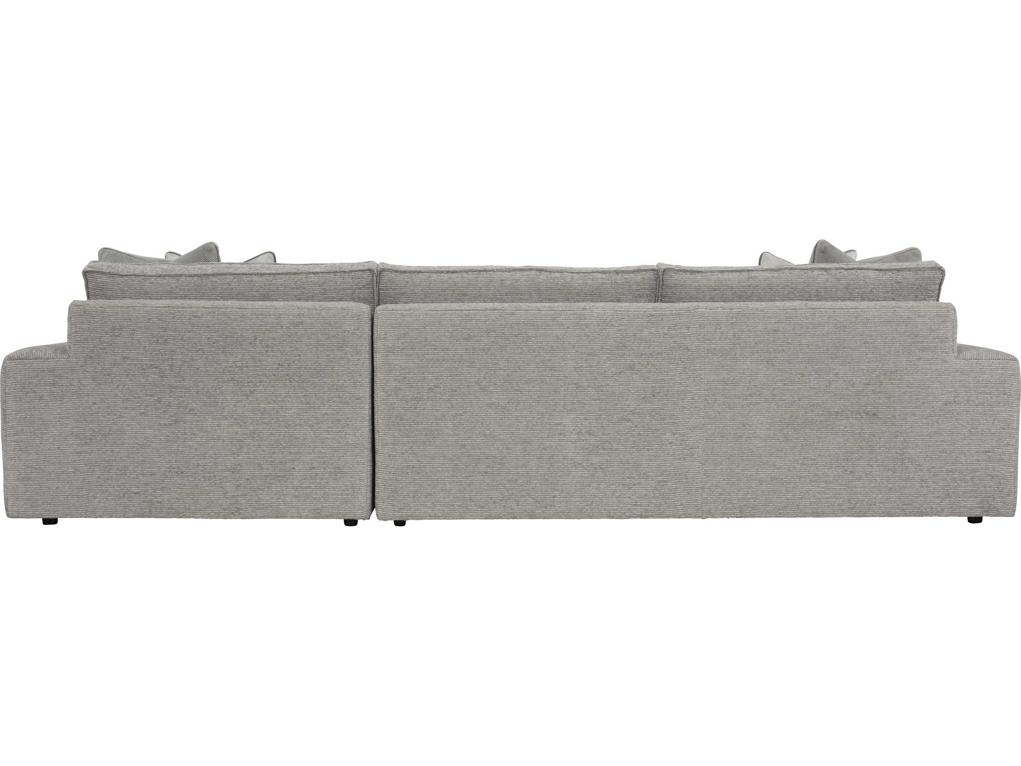 Bernhardt Gray Upholstered Sectional Sofa