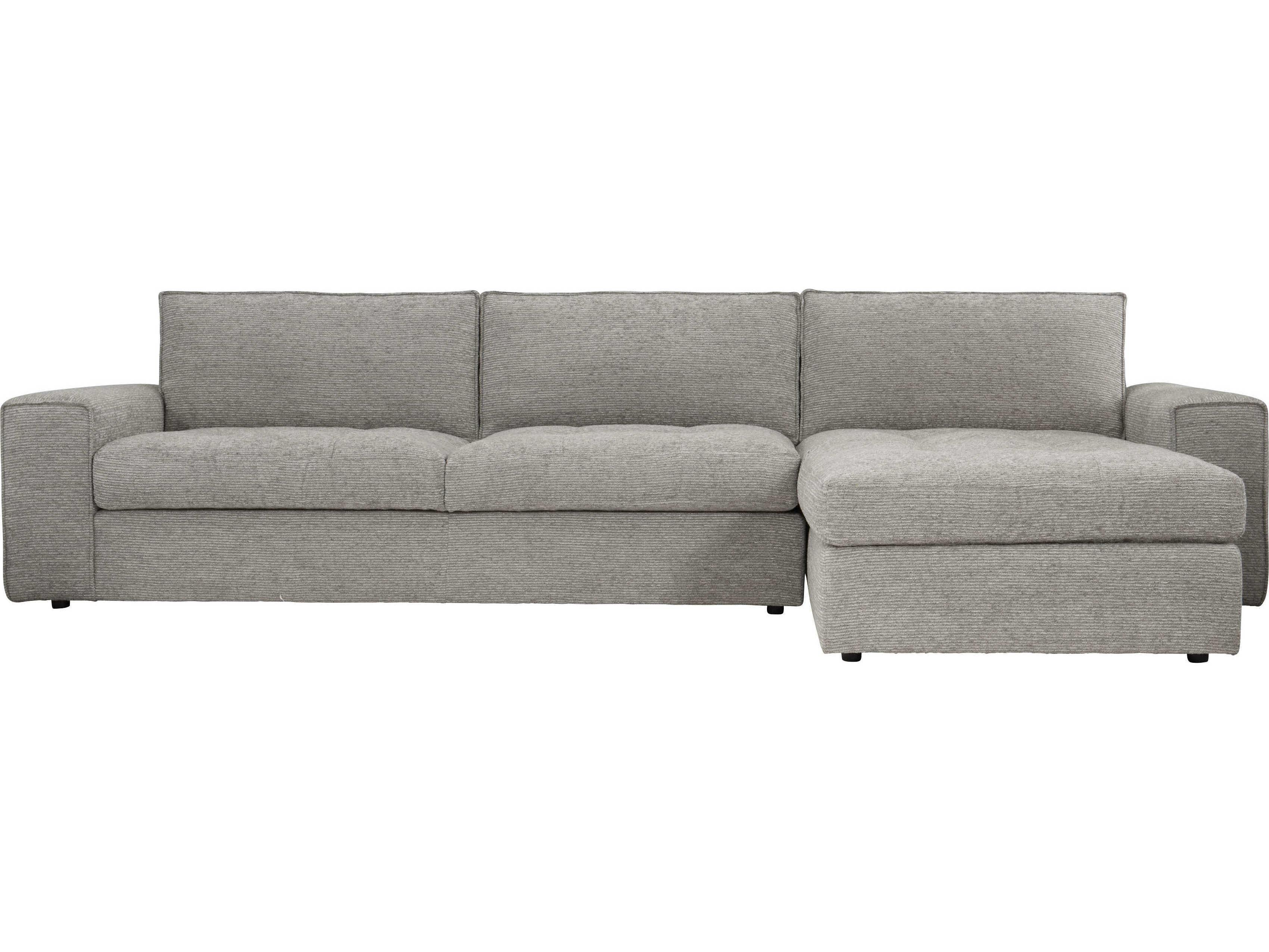 Bernhardt Gray Upholstered Sectional Sofa
