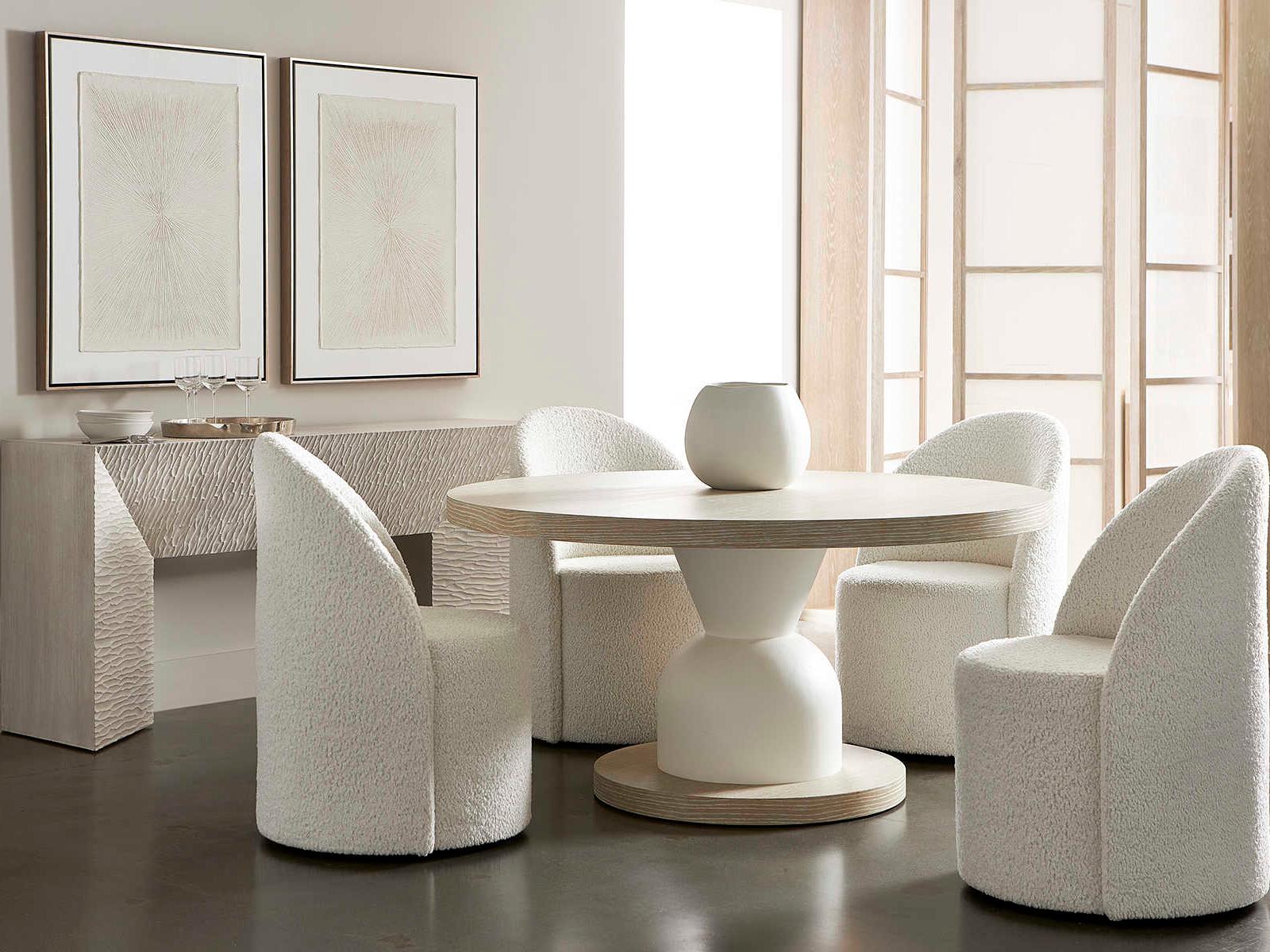 Bernhardt Solaria Round Wood Dining Table