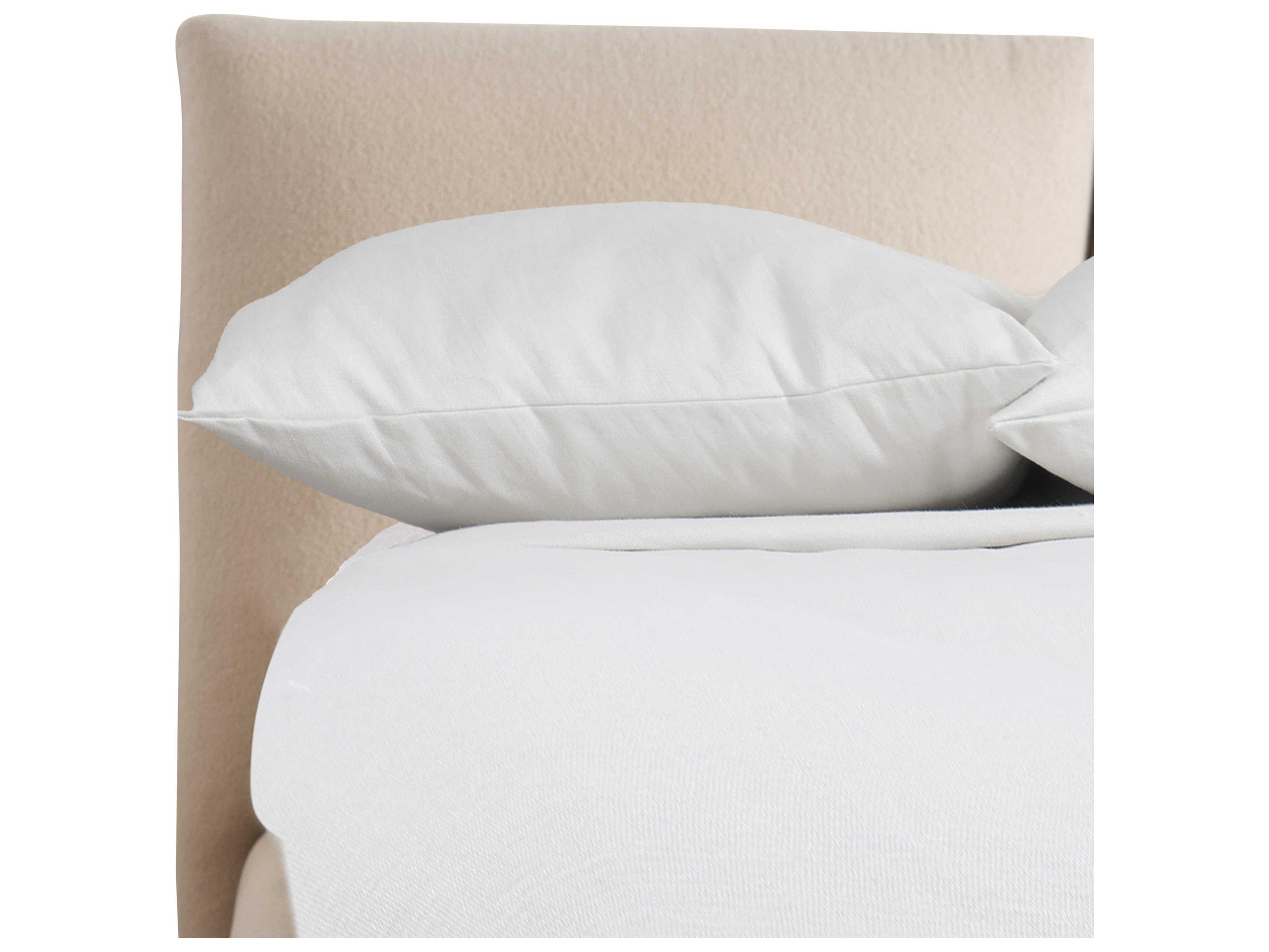 Bernhardt Kalo Beige Upholstered King Panel Bed