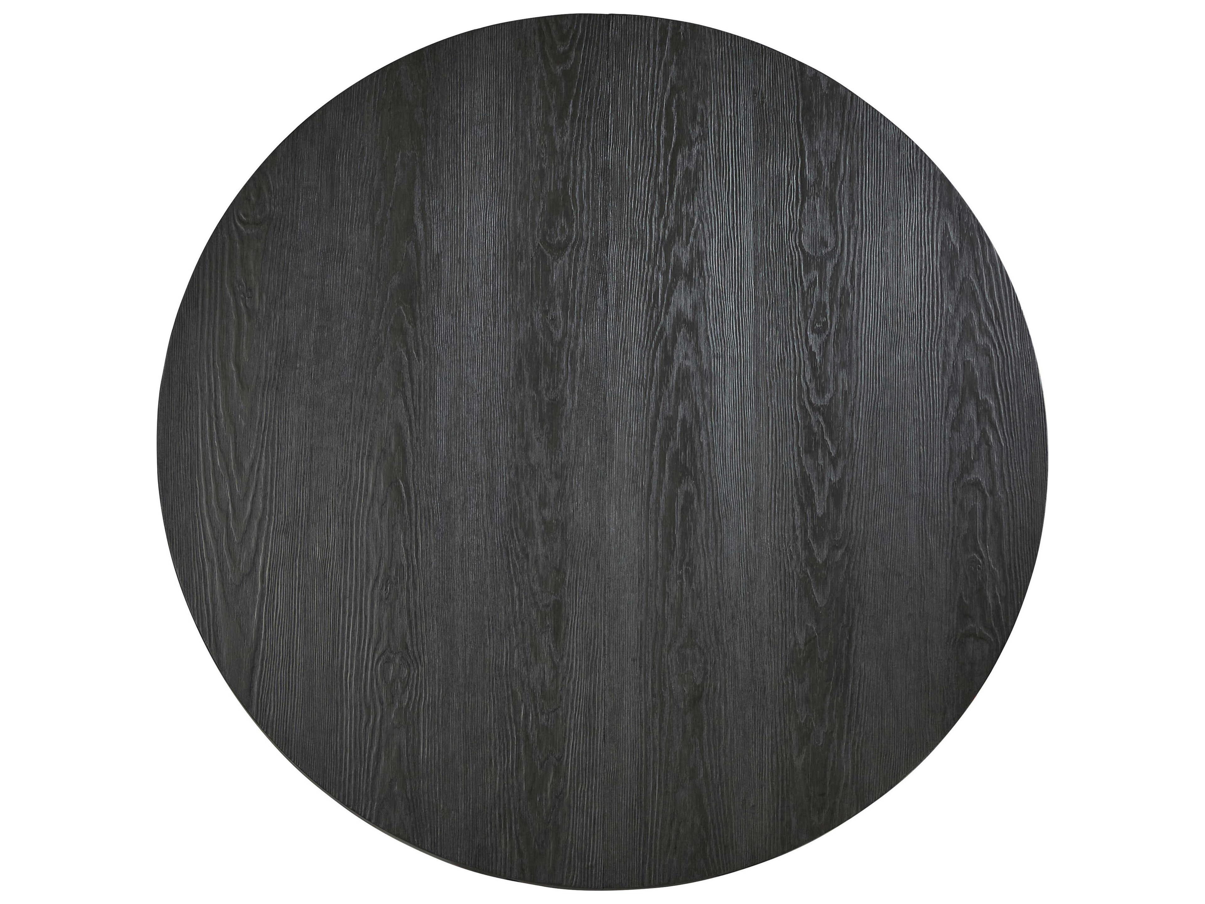 Bernhardt Trianon Round Wood Gris Dining Table