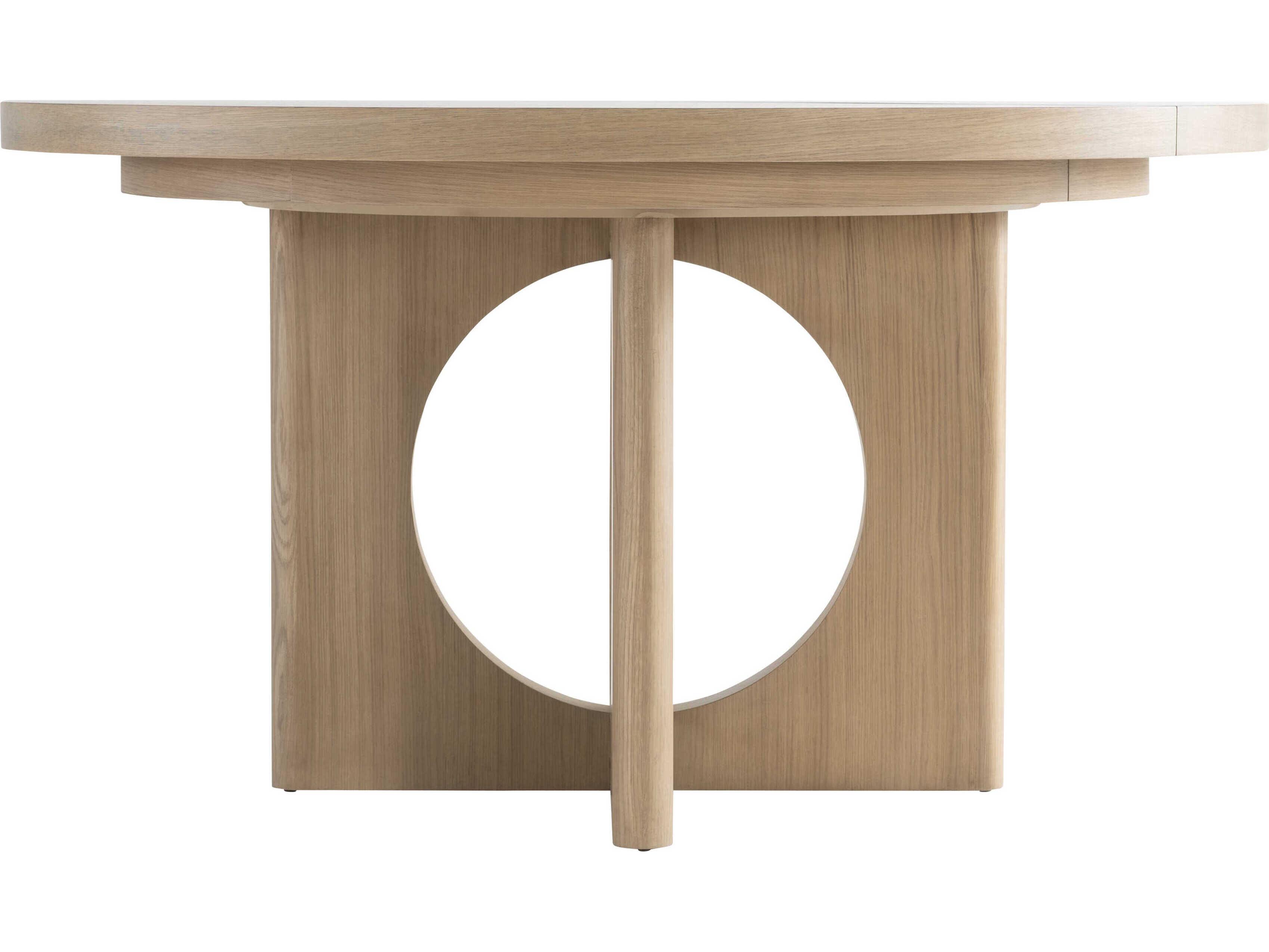 Bernhardt Modulum Round Wood Sahara Dining Table