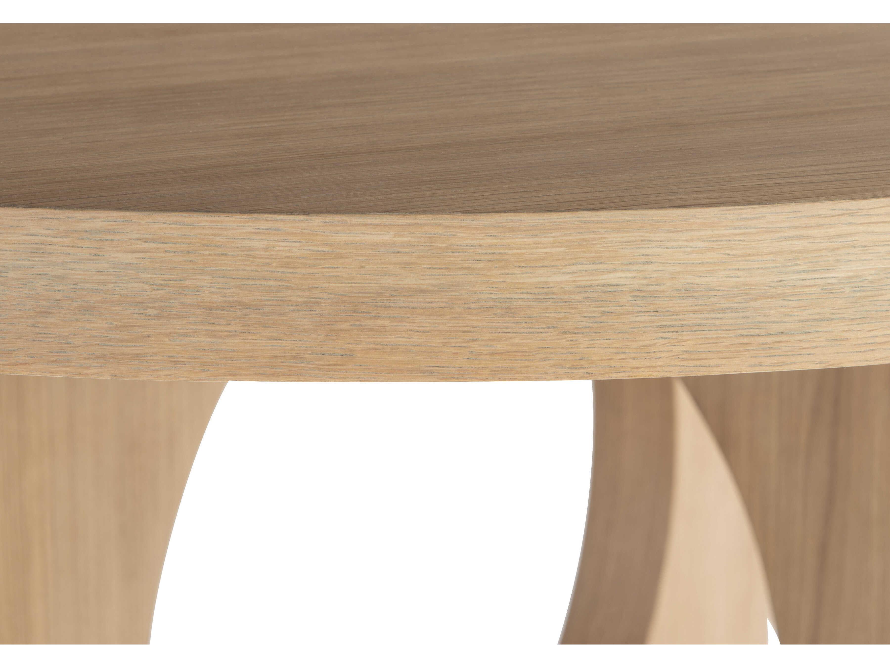 Bernhardt Modulum Round Wood Sahara Dining Table