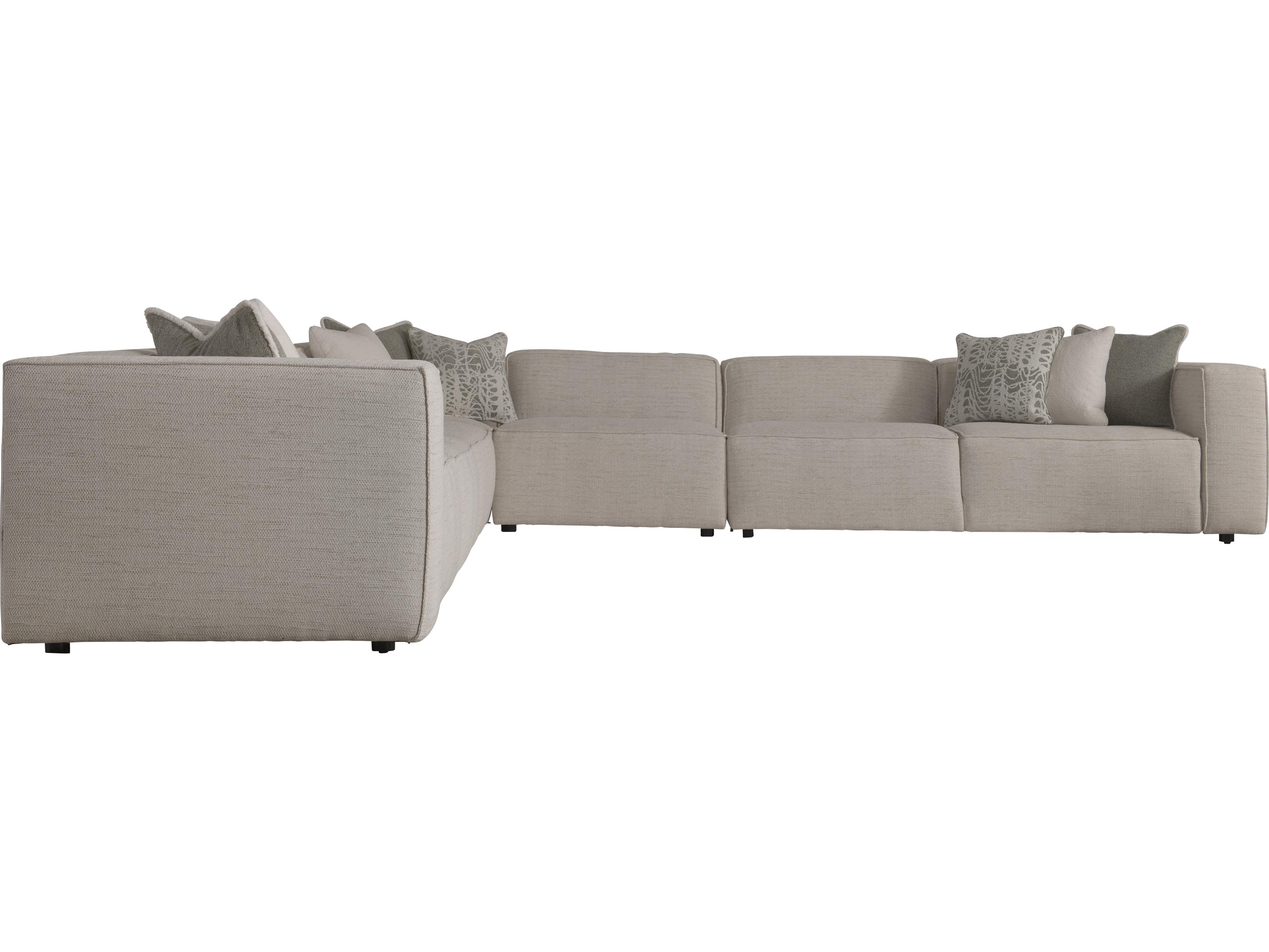 Bernhardt Plush Upholstered Sectional Sofa