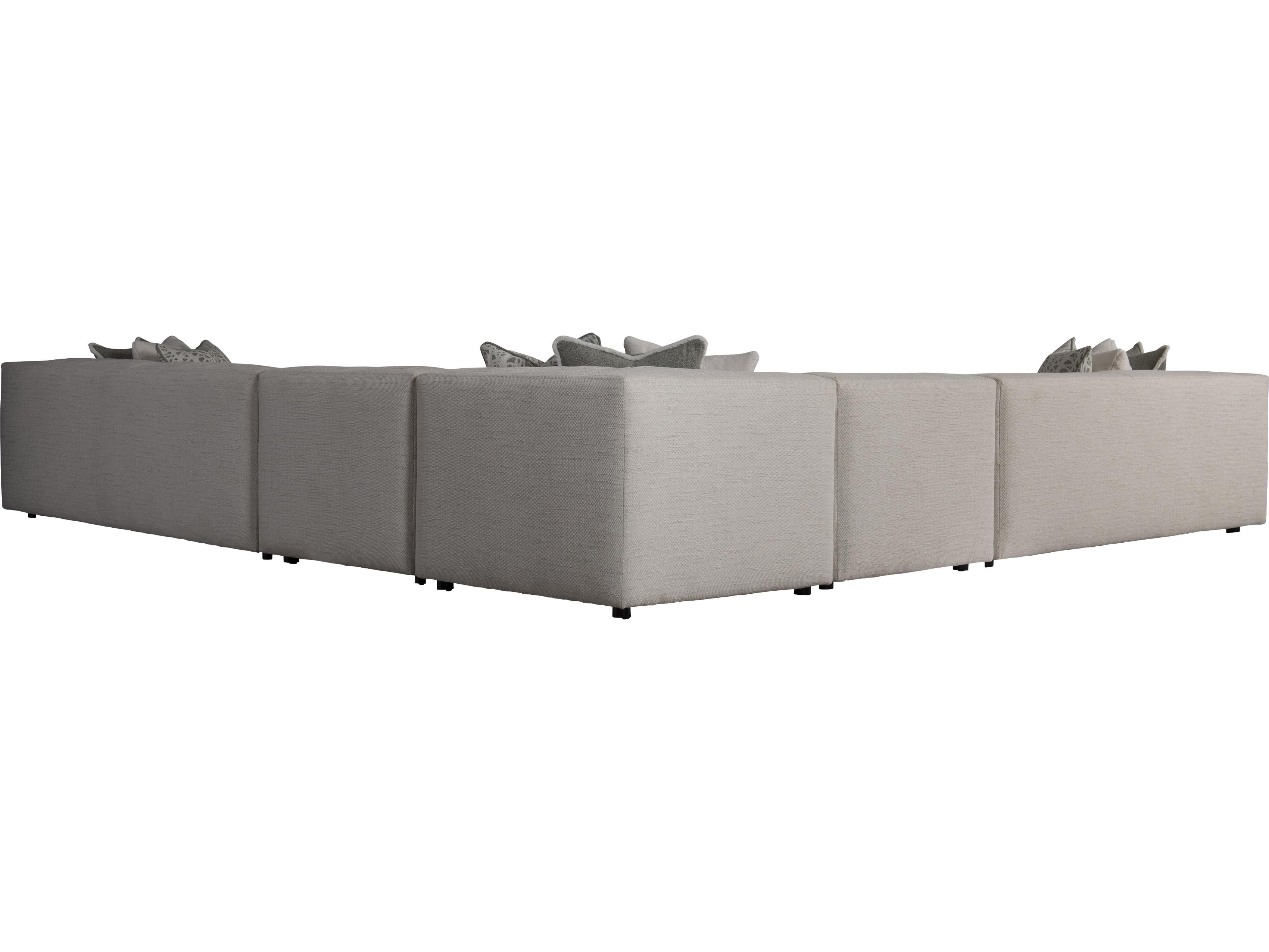 Bernhardt Plush Upholstered Sectional Sofa