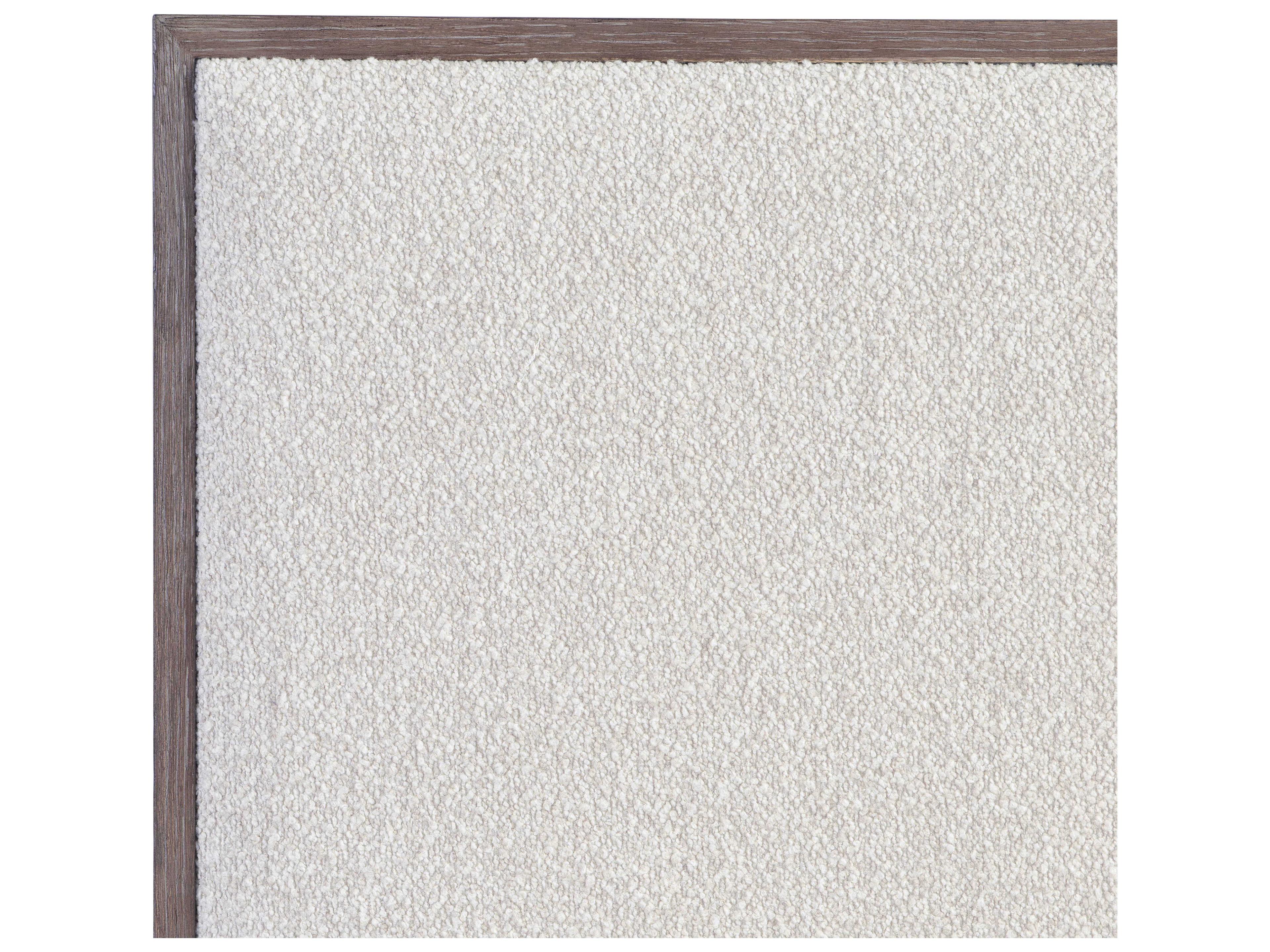 Bernhardt Casa Paros White Upholstered King Panel Bed