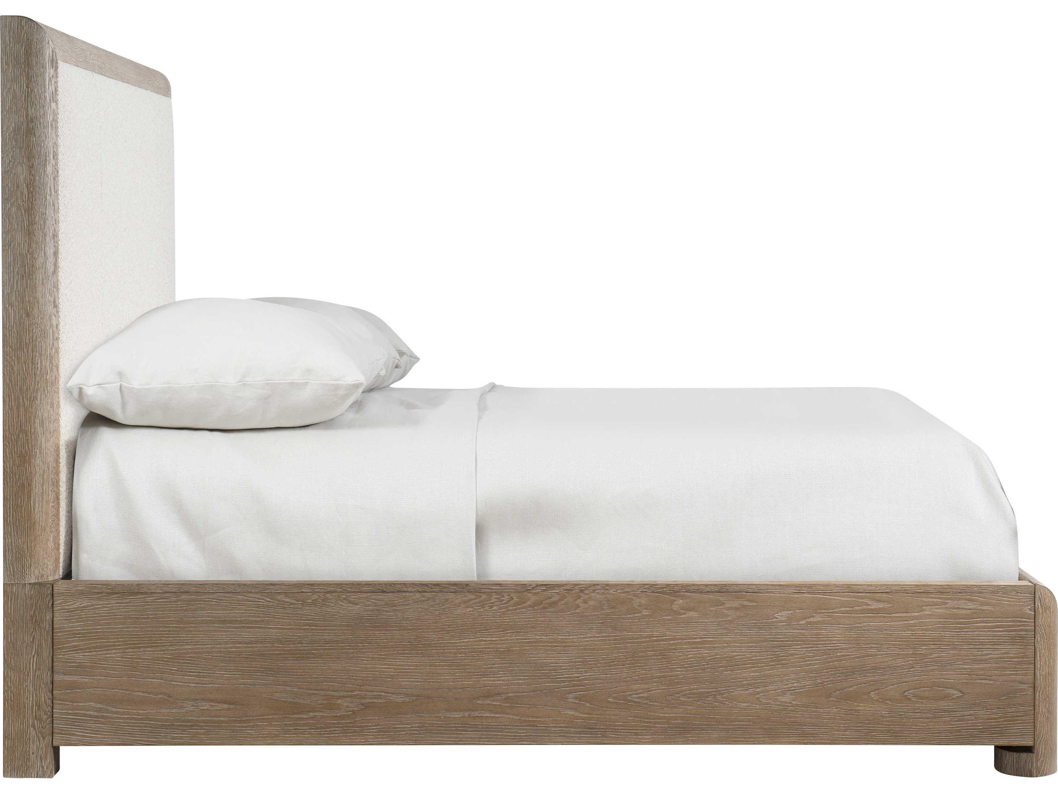 Bernhardt Aventura Marcona White Upholstered King Panel Bed