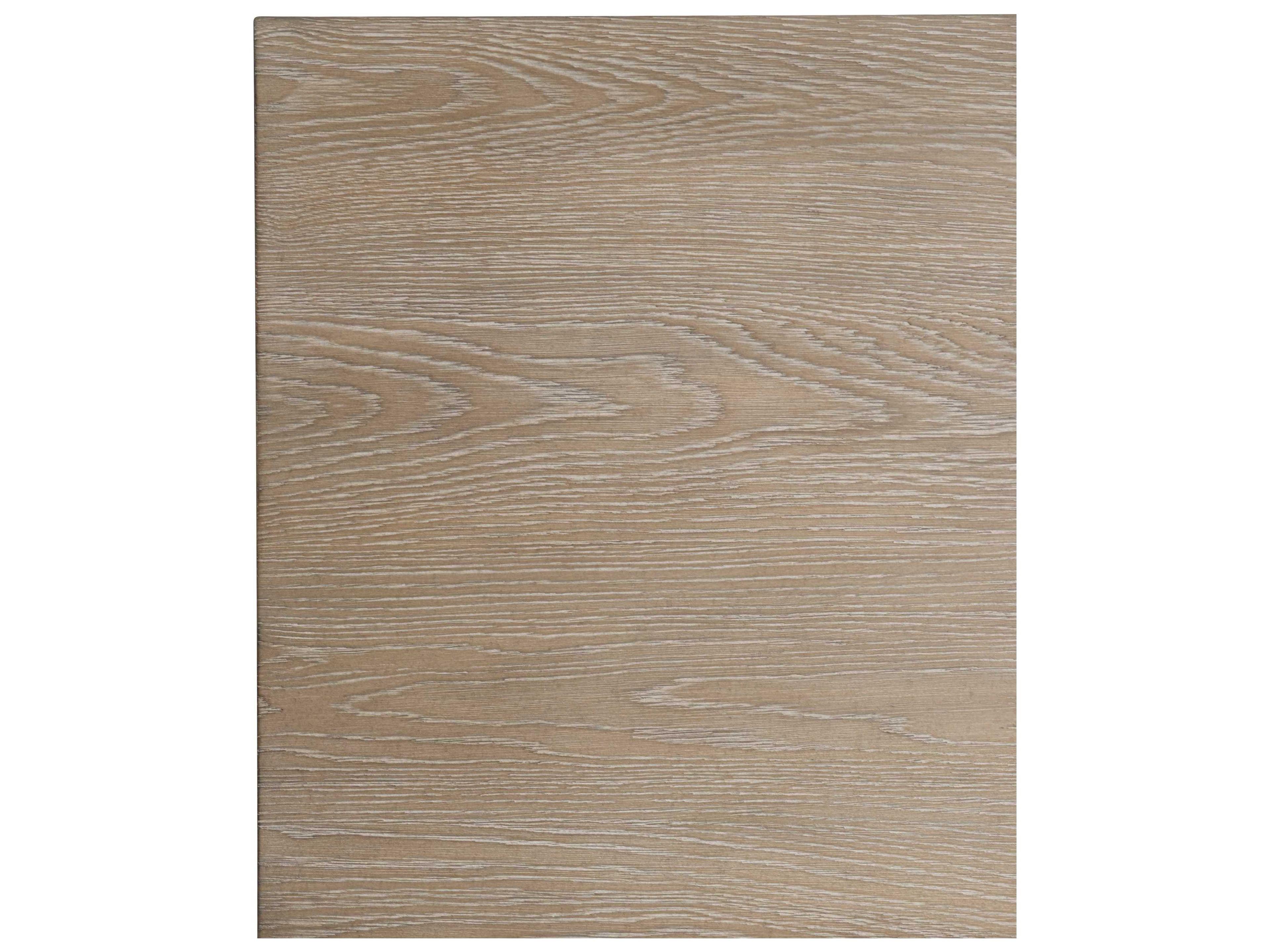 Bernhardt Aventura Marcona Frosted Nickel Brown Wood King Panel Bed