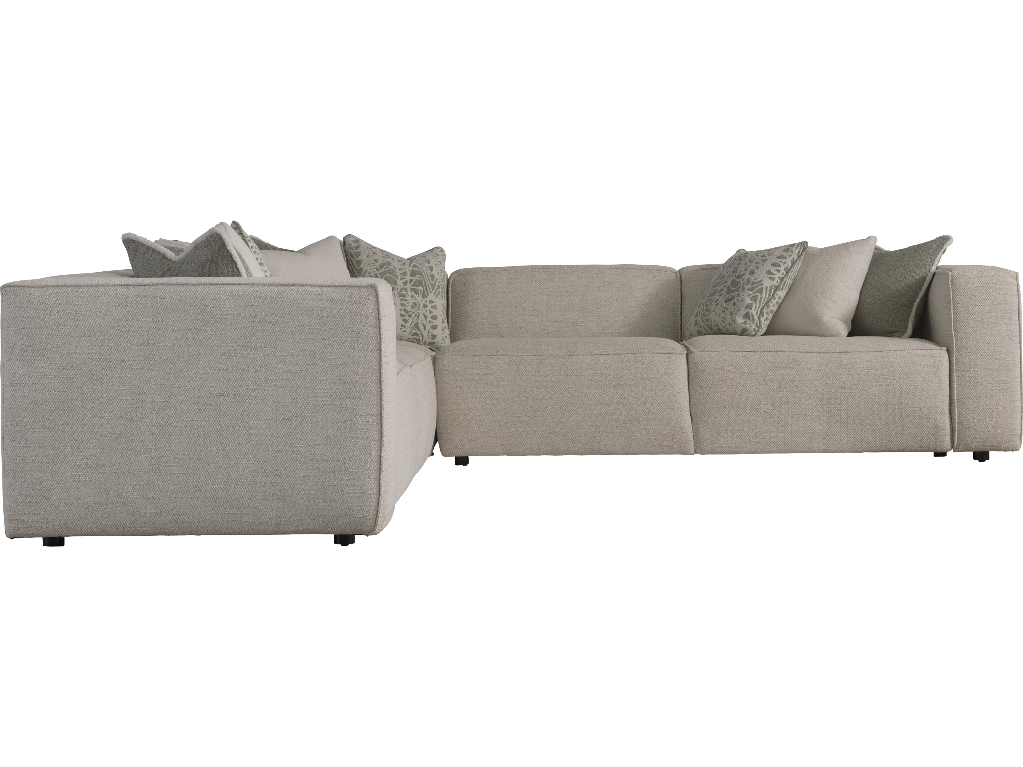 Bernhardt Plush Upholstered Sectional Sofa