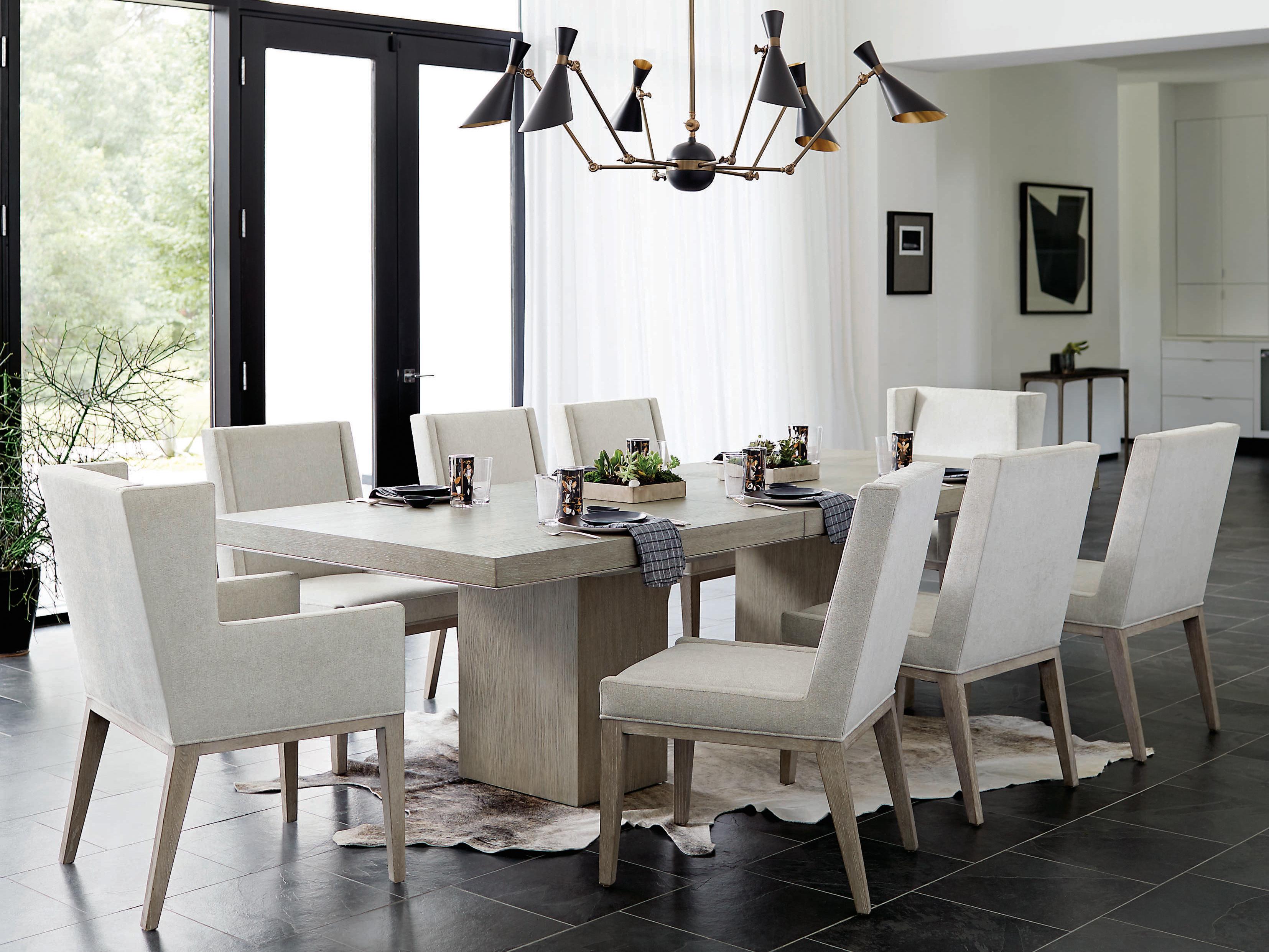 Bernhardt Linea Ash Wood Dining Room Set