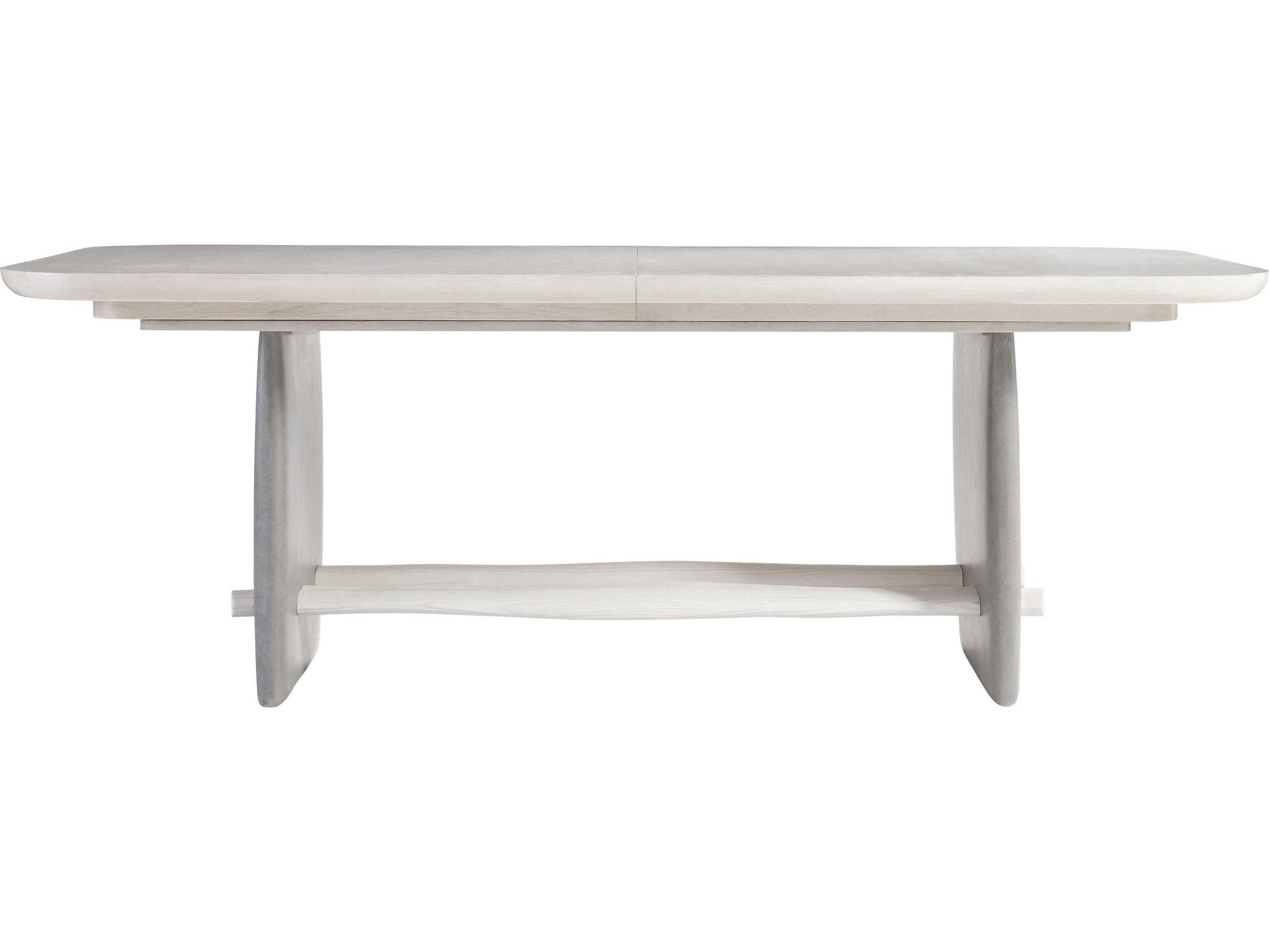 Bernhardt Sereno Rectangular Wood Lutra And Sasso Faux Stone Dining Table