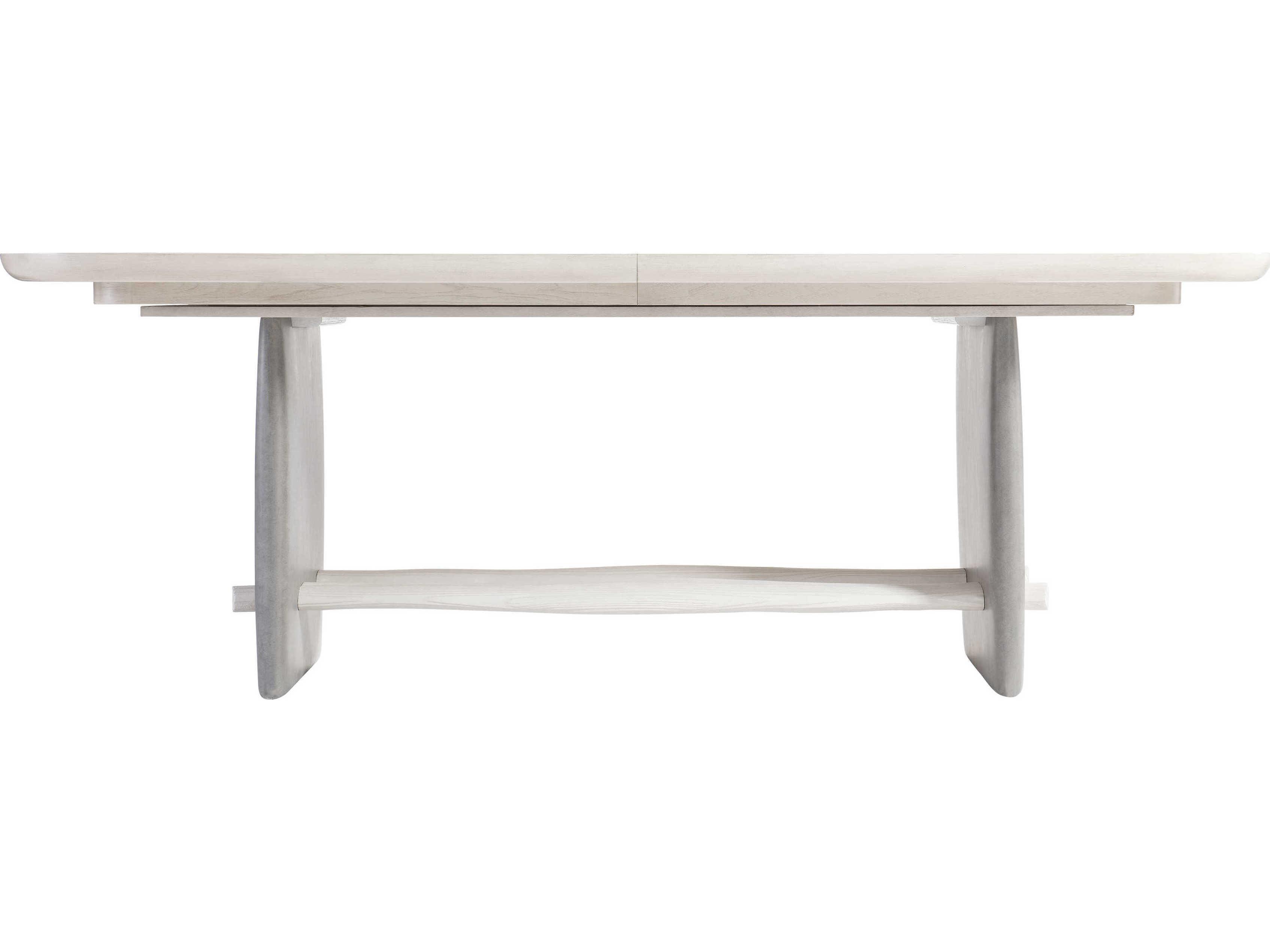 Bernhardt Sereno Rectangular Wood Lutra And Sasso Faux Stone Dining Table