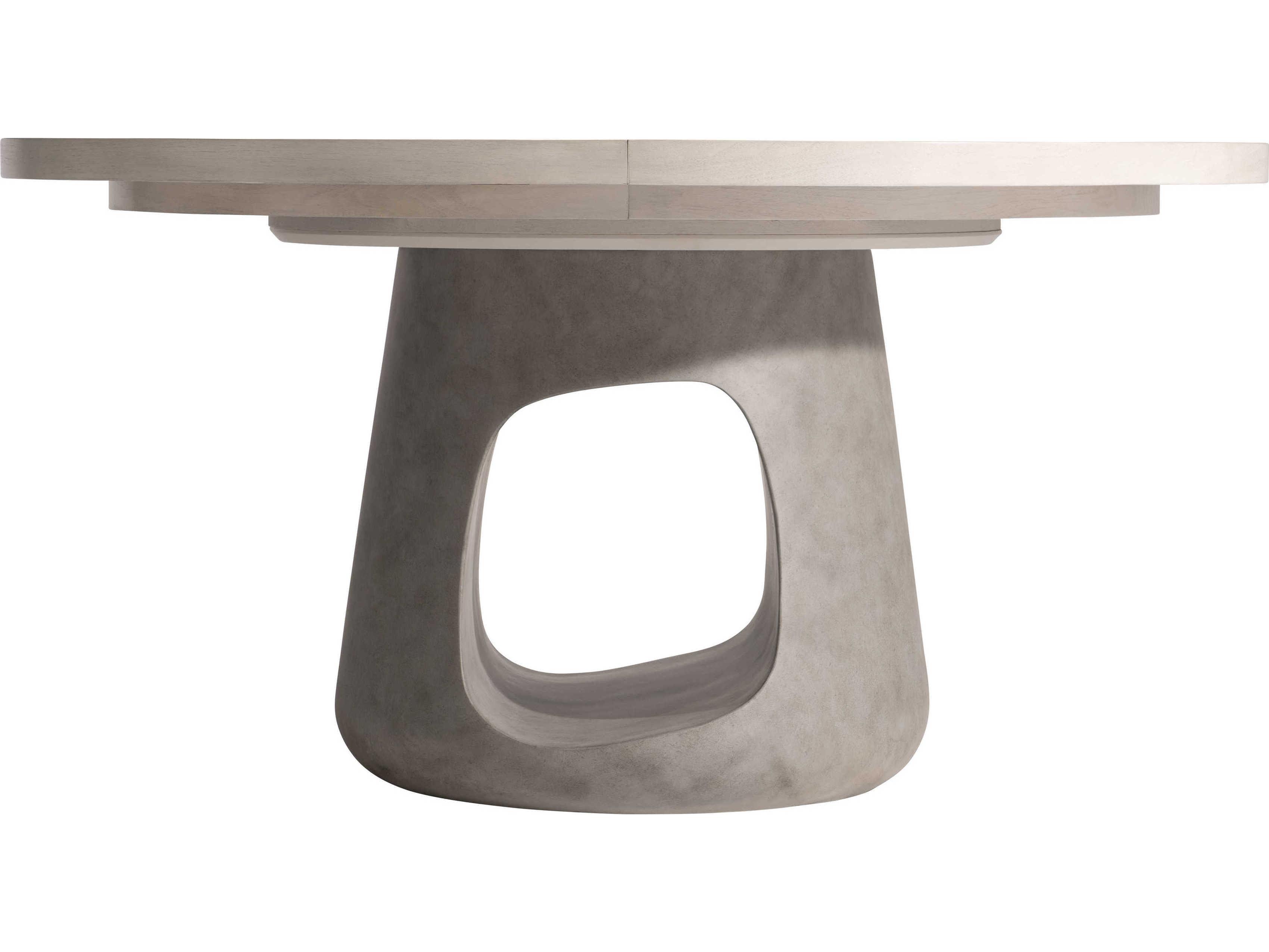 Bernhardt Sereno Round Wood Lutra Dining Table