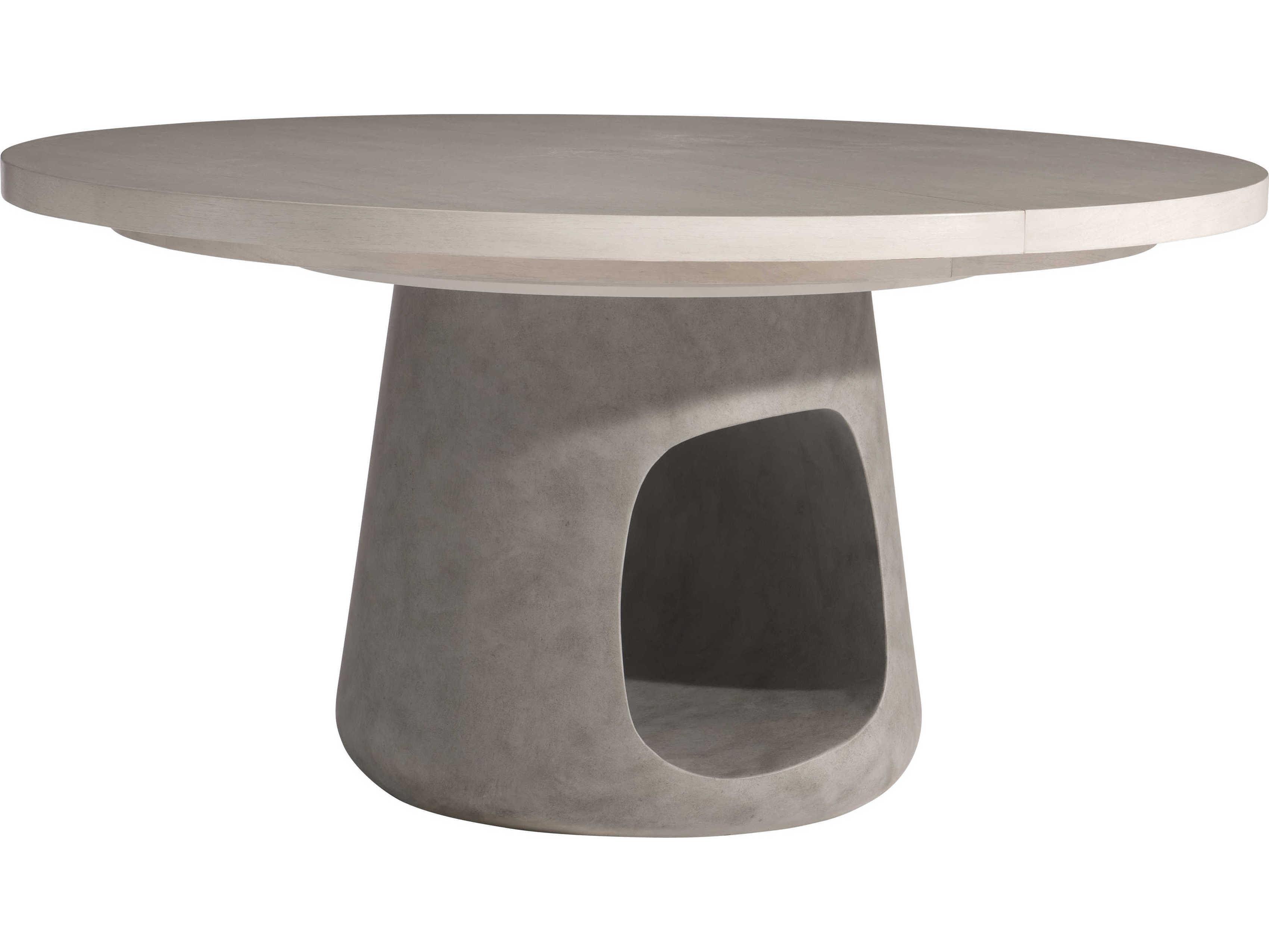 Bernhardt Sereno Round Wood Lutra Dining Table