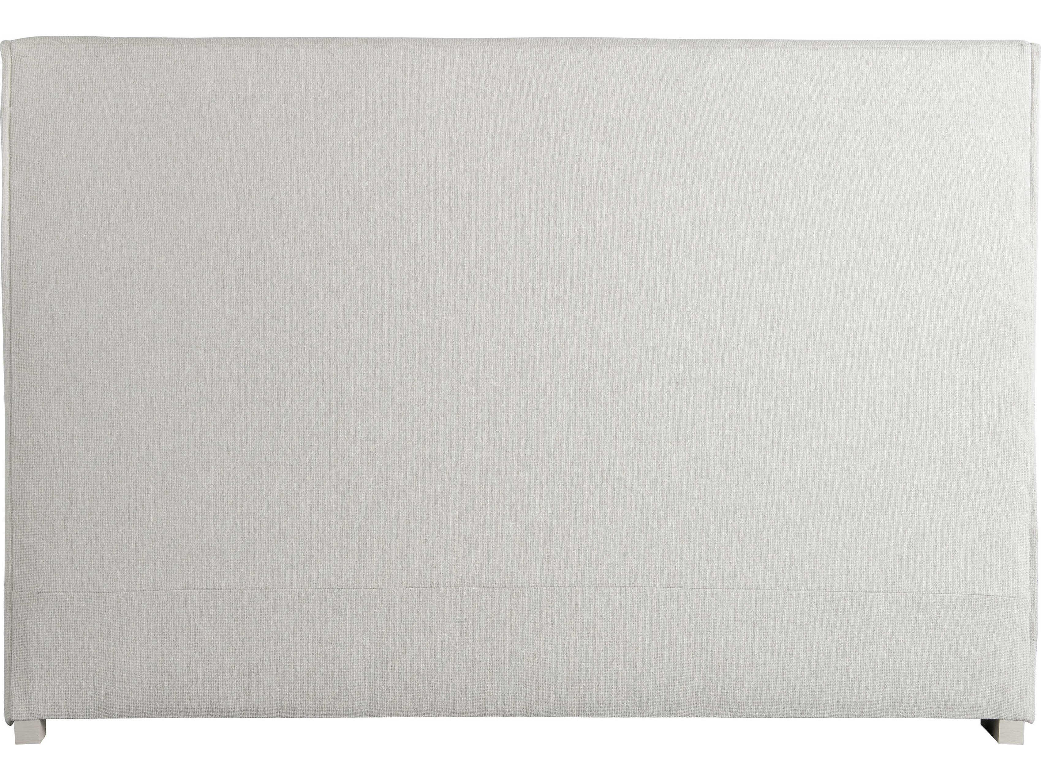 Bernhardt Sereno Lutra White Upholstered California King Panel Bed