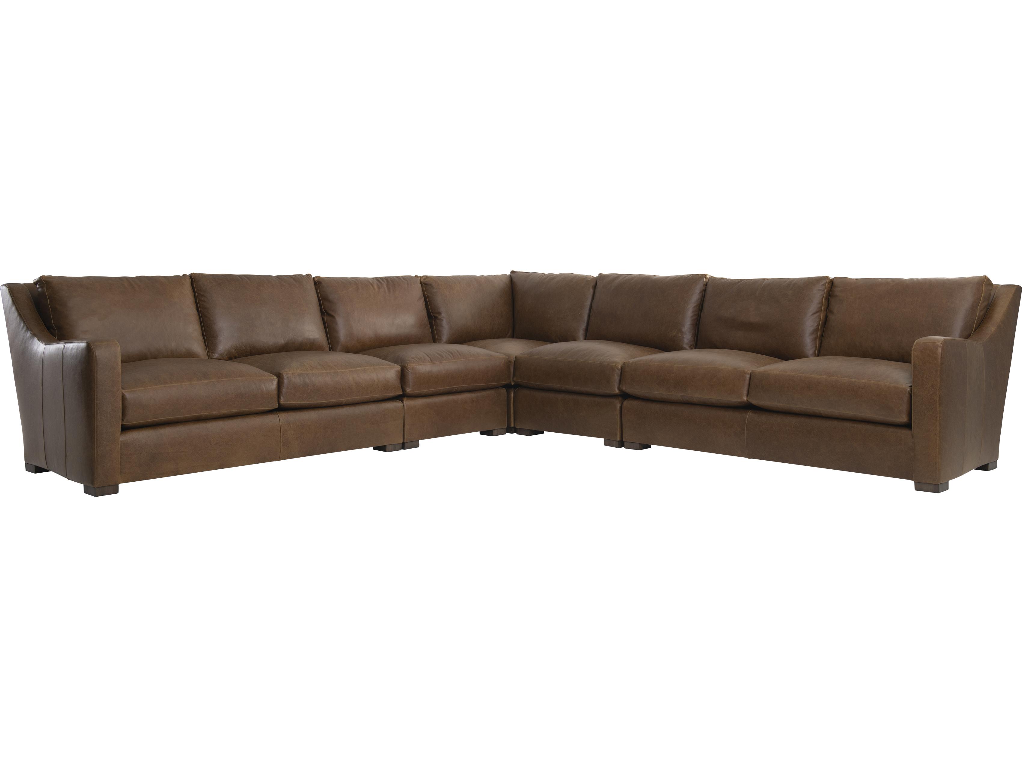 Bernhardt Ventura Leather Sectional Sofa