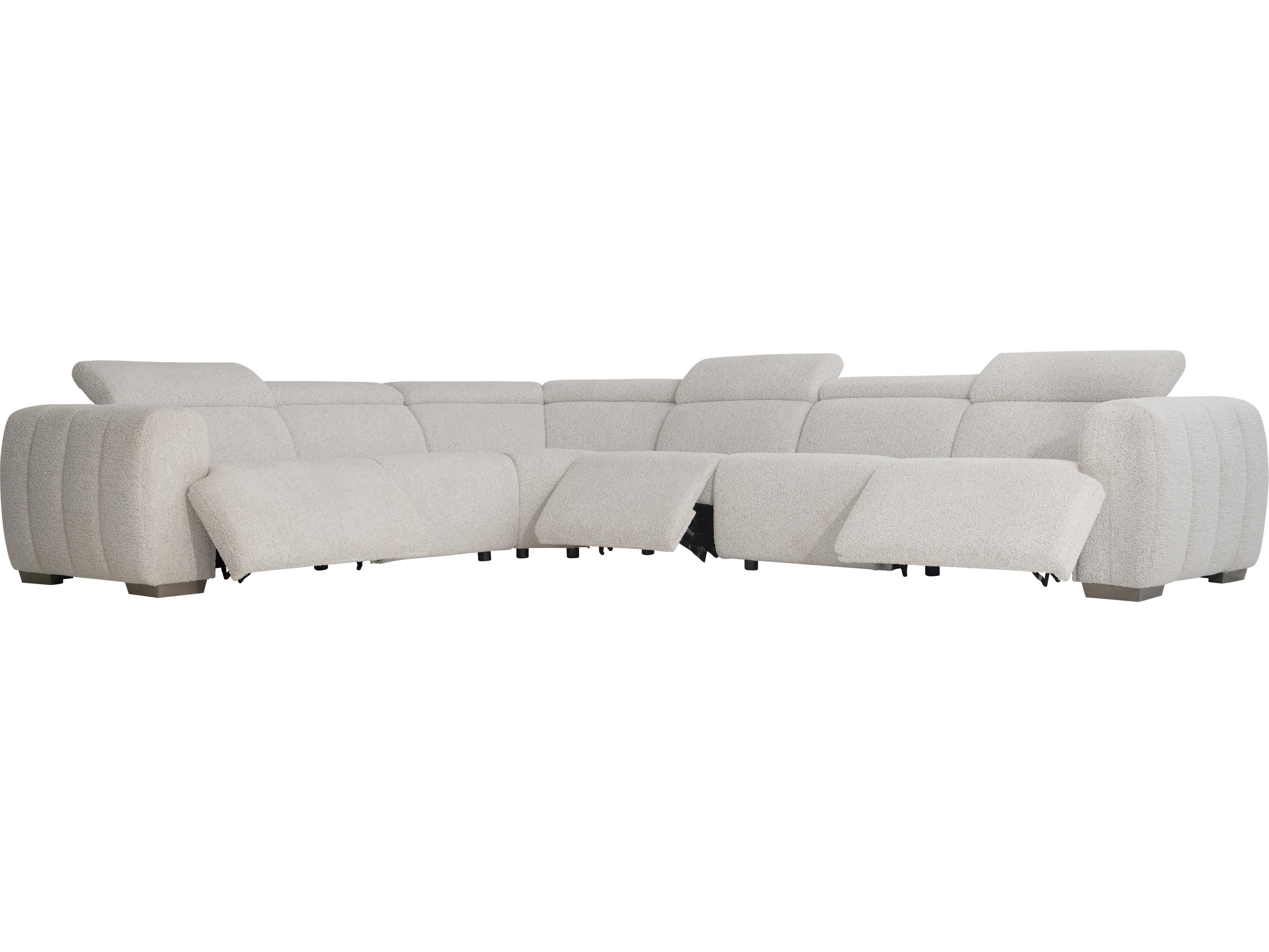 Bernhardt Aldo Gray Upholstered Sectional Sofa