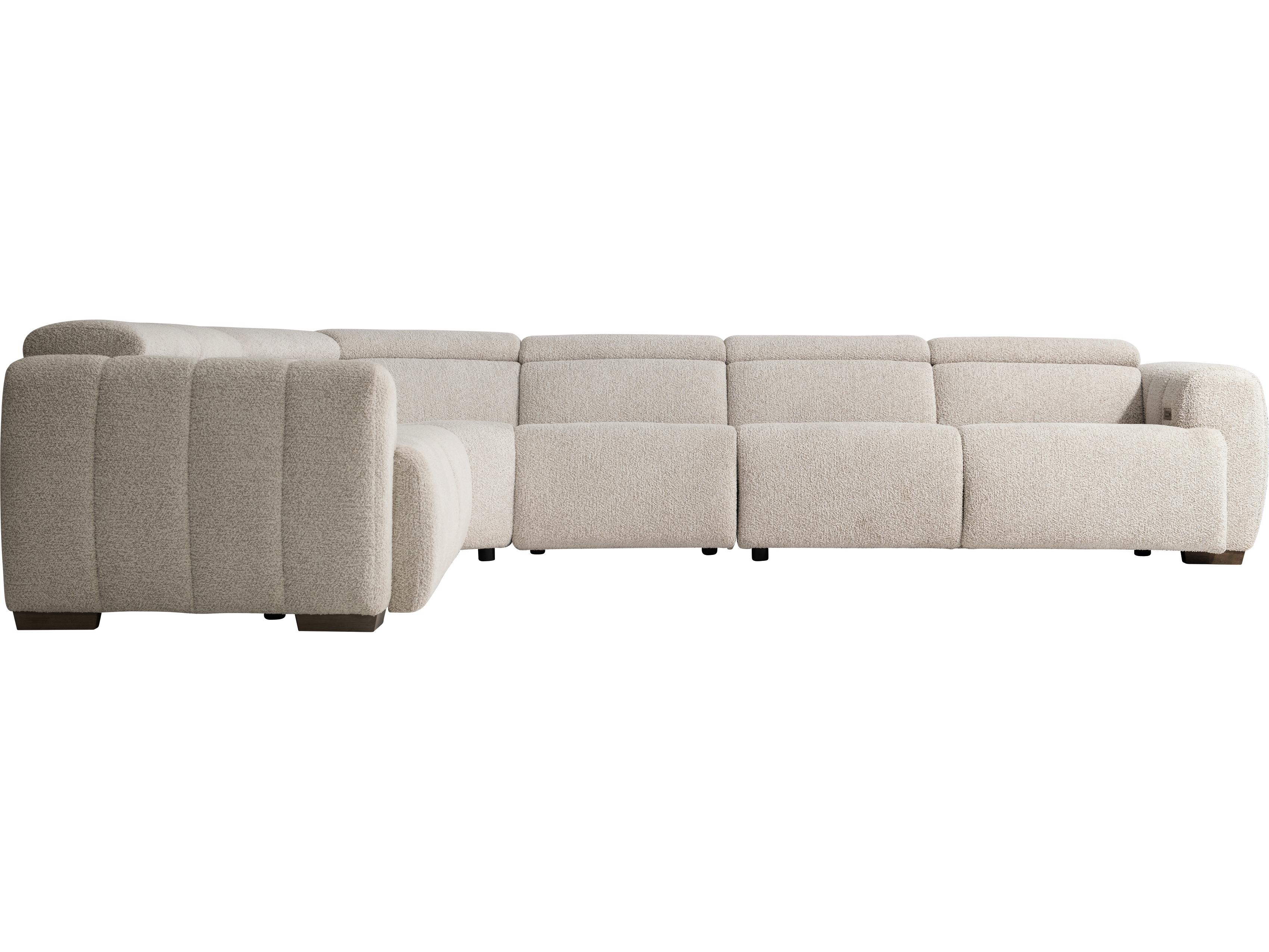 Bernhardt Aldo Gray Upholstered Sectional Sofa