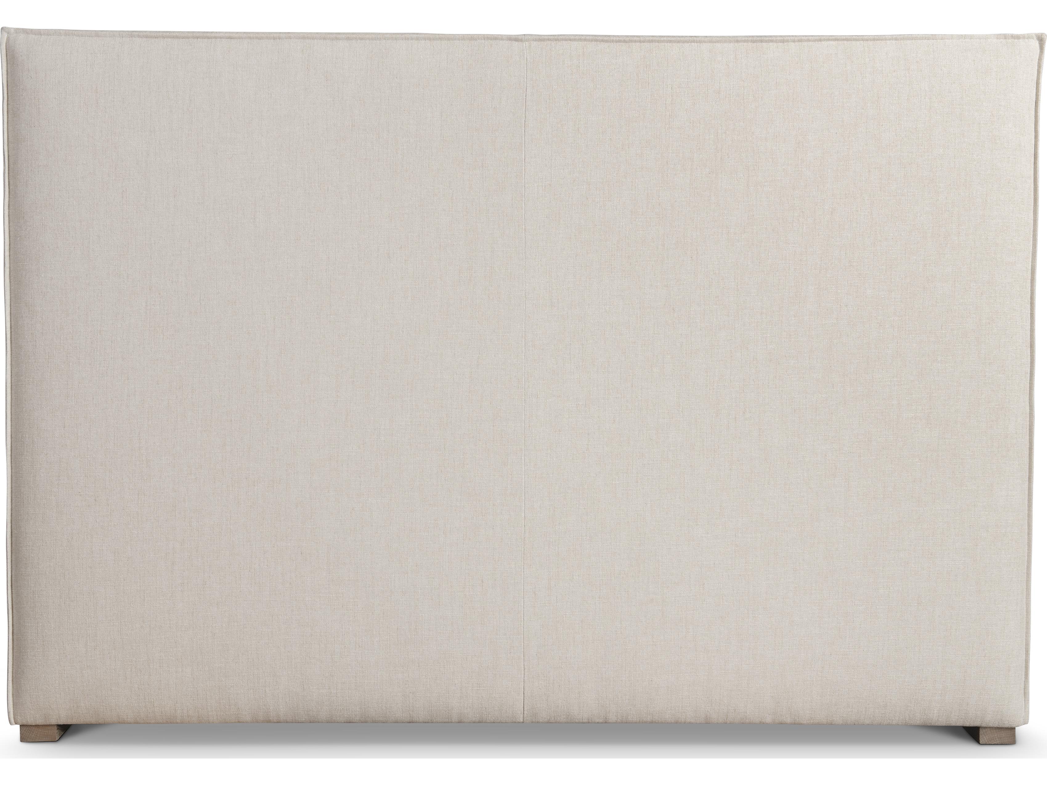 Bernhardt Tribeca Beige Upholstered Queen Panel Bed