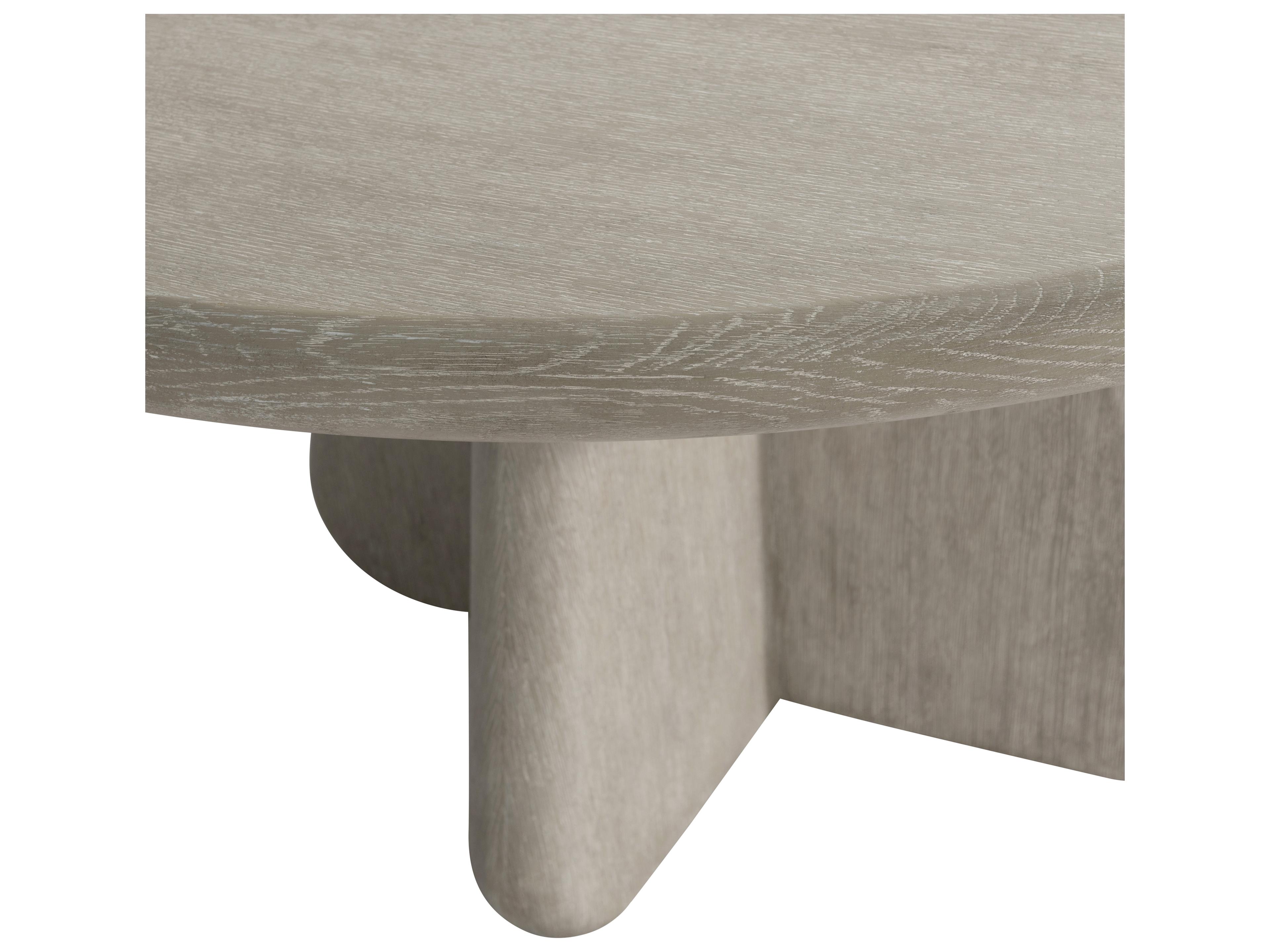 Bernhardt Arcadia Round Wood Clay Dining Table