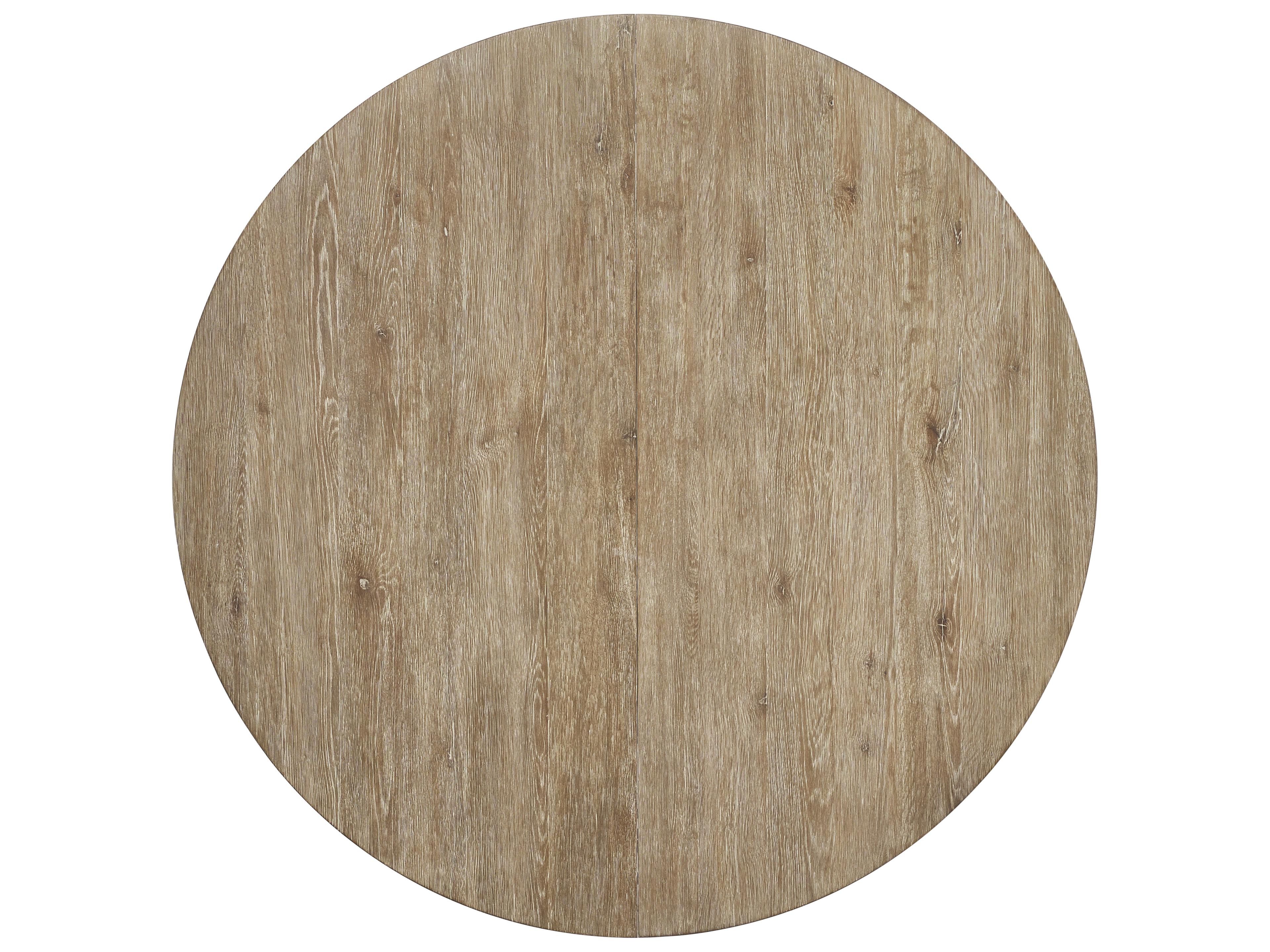 Bernhardt Tribeca Round Wood Aurum Dining Table